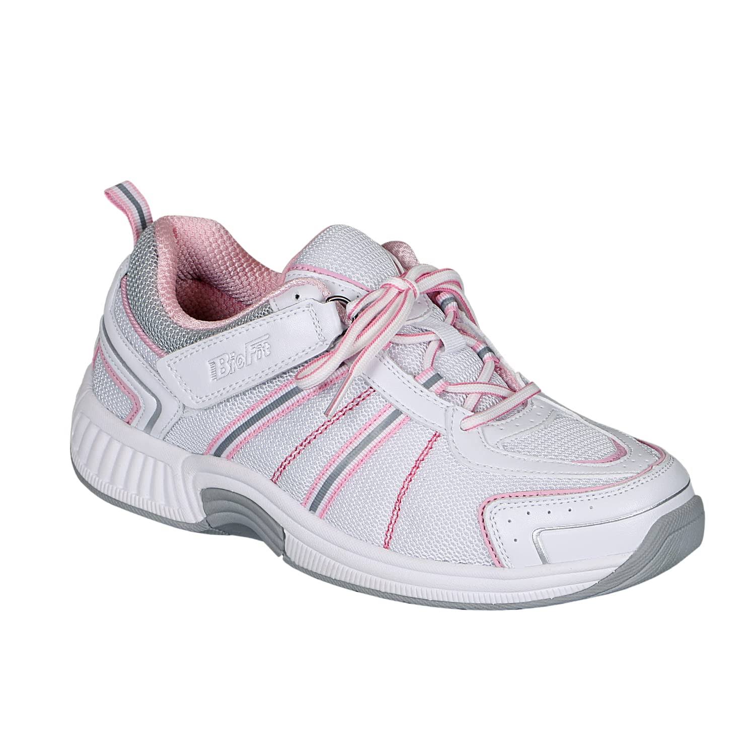 Orthofeet Tahoe Women's Athletic Tieless Shoes Pink - 5 UI_VCEA9JER