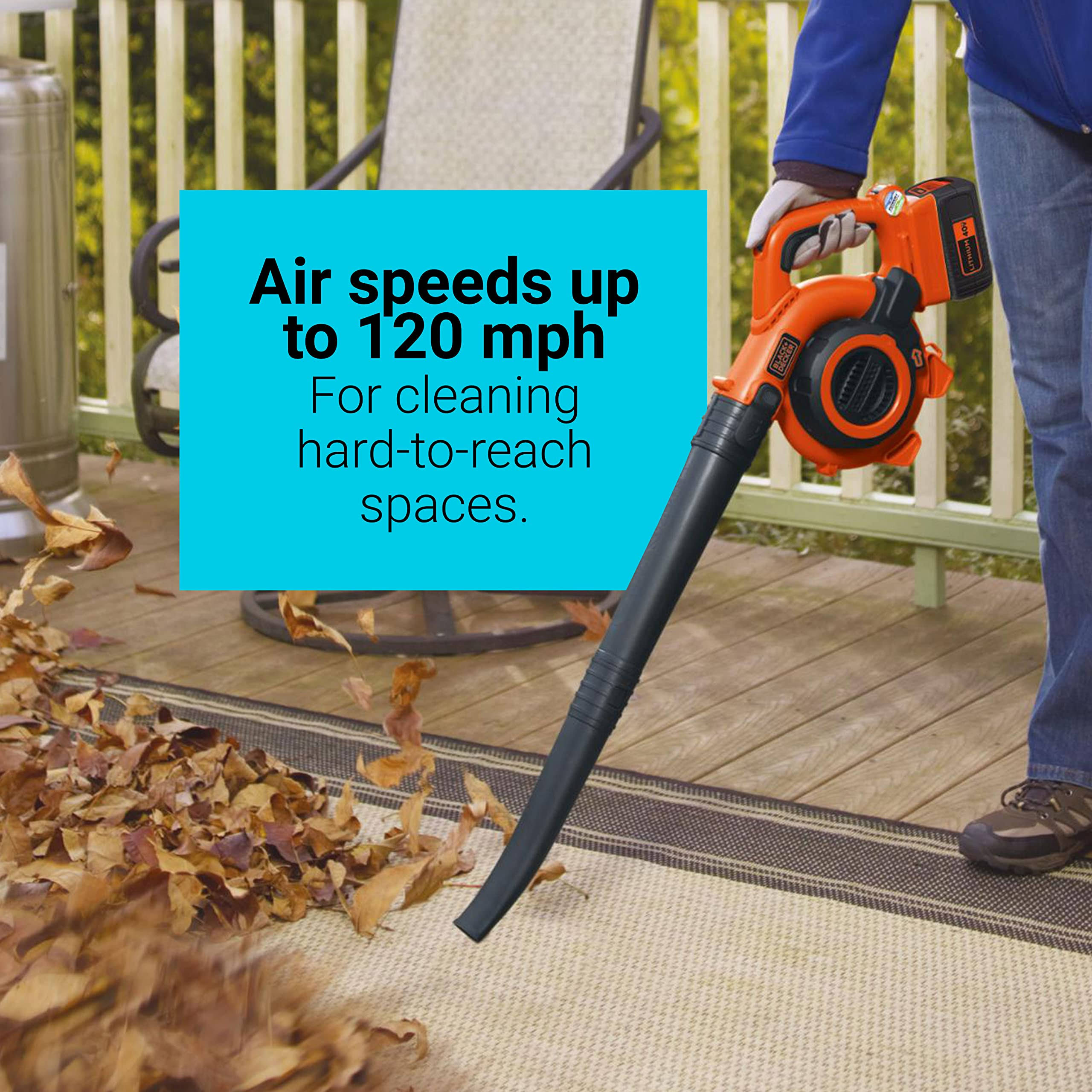 Black & Decker Lswv36b 40v Single-Speed Handheld Mulcher LM_UJAVXTH5