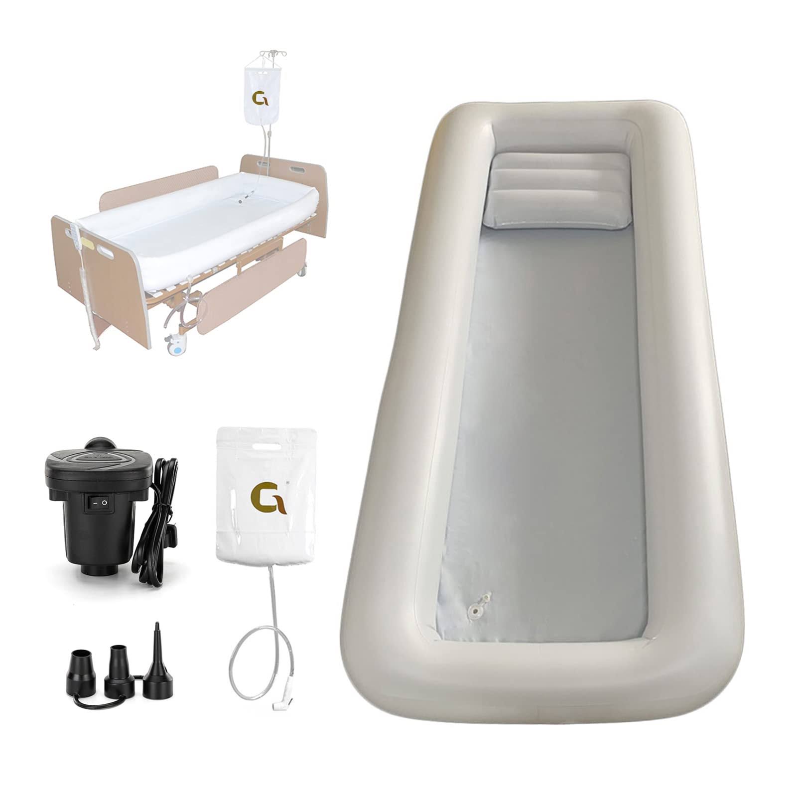 Medical Inflatable Bathtub Shower Bath Basin Kit, Pvc Portable Bathtub With M1_UVYEKCUR