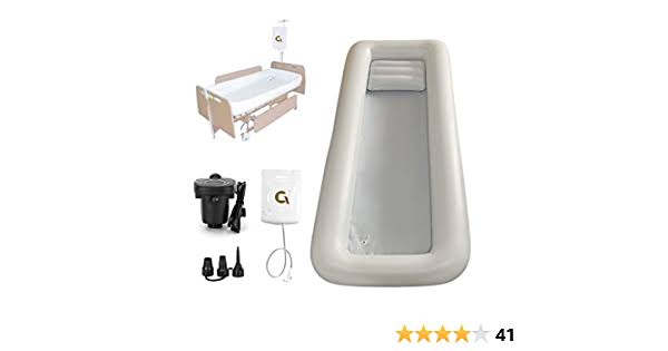 Medical Inflatable Bathtub Shower Bath Basin Kit, Pvc Portable Bathtub With M1_UVYEKCUR