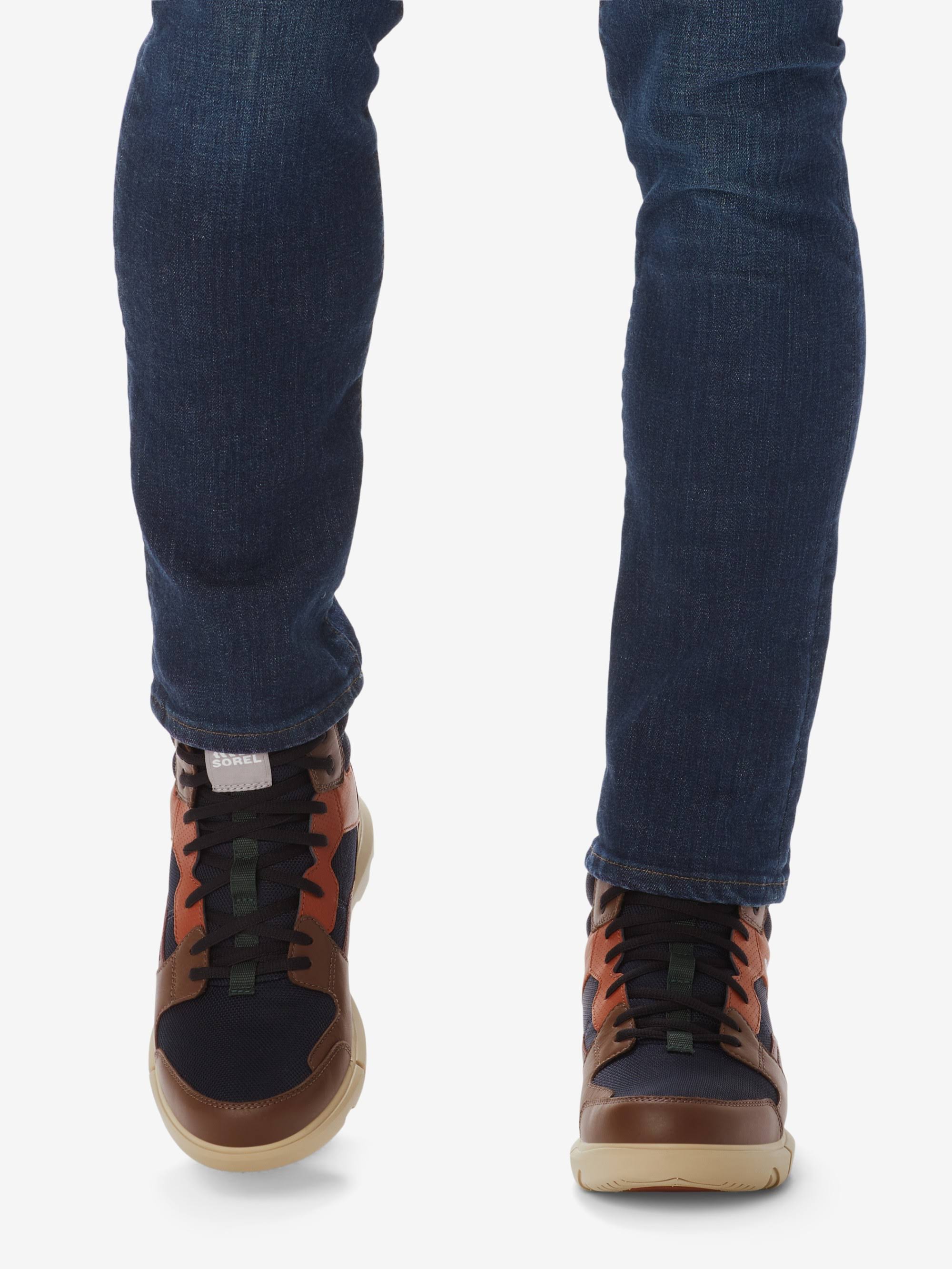 Sorel Explorer Mid Wp Sneaker - Men's Abyss/Oatmeal, 9.ES_RPEVMEN7