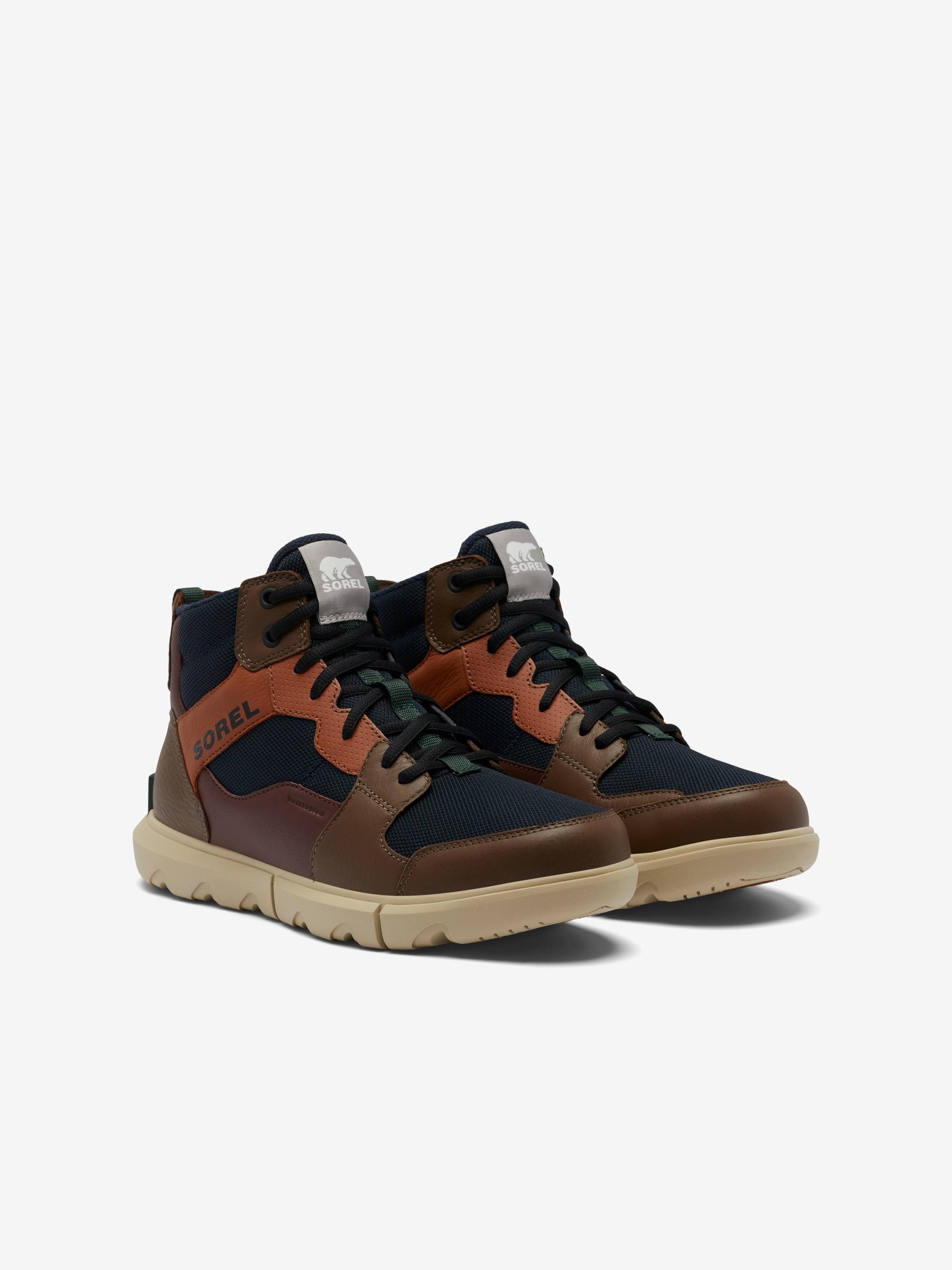 Sorel Explorer Mid Wp Sneaker - Men's Abyss/Oatmeal, 9.ES_RPEVMEN7