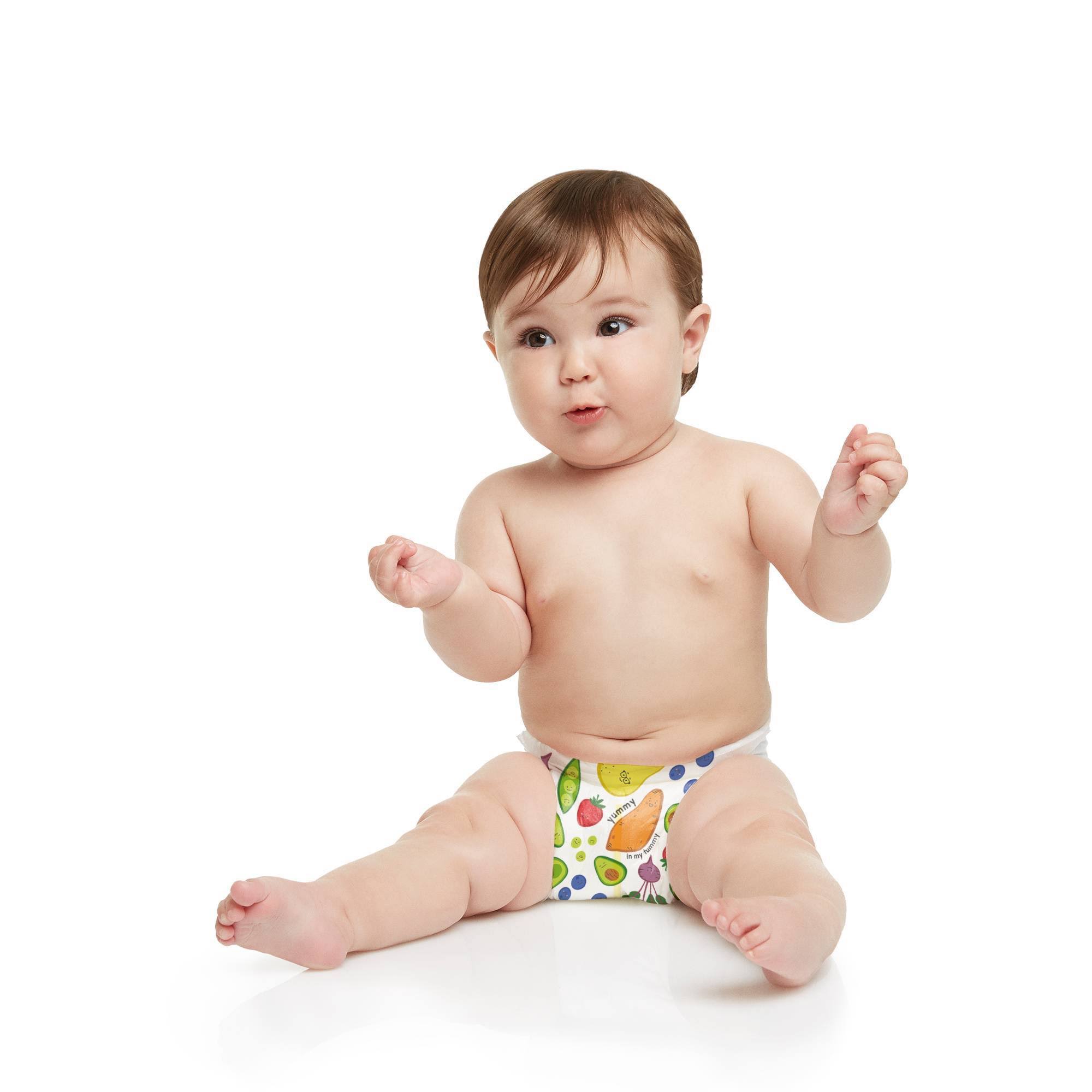 The Honest Company Clean Conscious Disposable Diapers Four Print Pack - Size 5 - H8_NIM6TRVZ