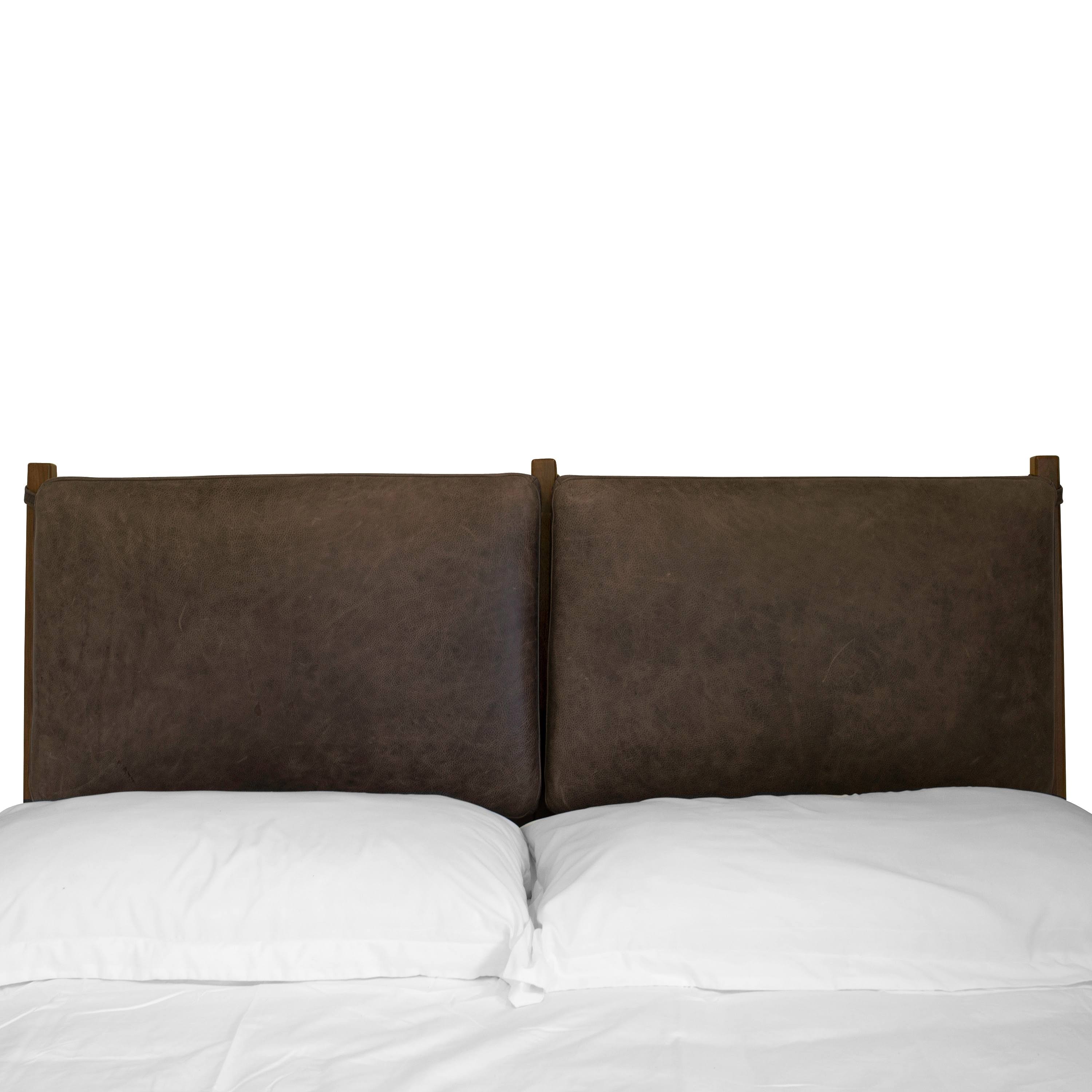 Poly And Bark Truro King Bed Headboard Cushion Set In Cognac EA_IYJIDRW8