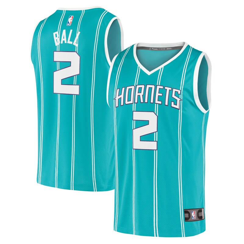 Men's Fanatics Branded Lamelo Ball Teal Charlotte Hornets 2020 Nba Draft First Round Pick Fast Break Replica Jersey - Icon 9N_S4O5LFKW