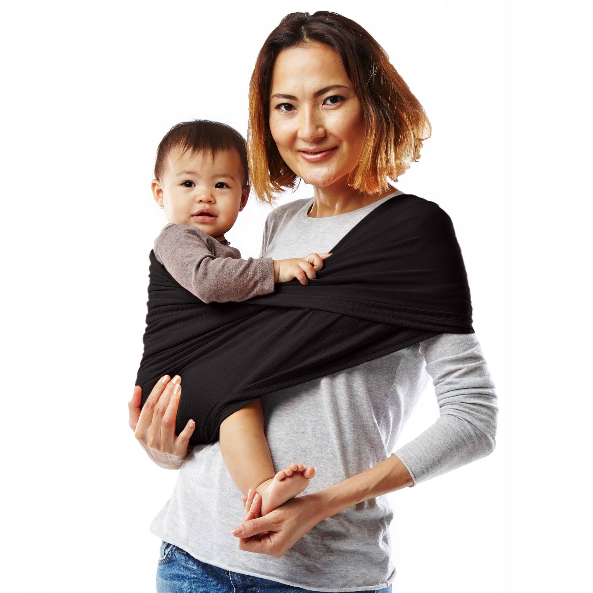 Baby K'tan Breeze Baby Carrier (X Large, Black) CX_WYVZ7SWY
