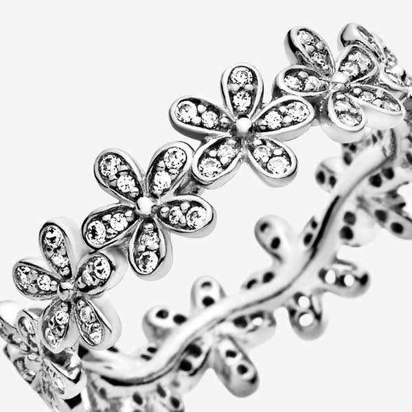 Pandora Ring Dazzling Daisy Meadow Sterling O0_WGDG8ALR