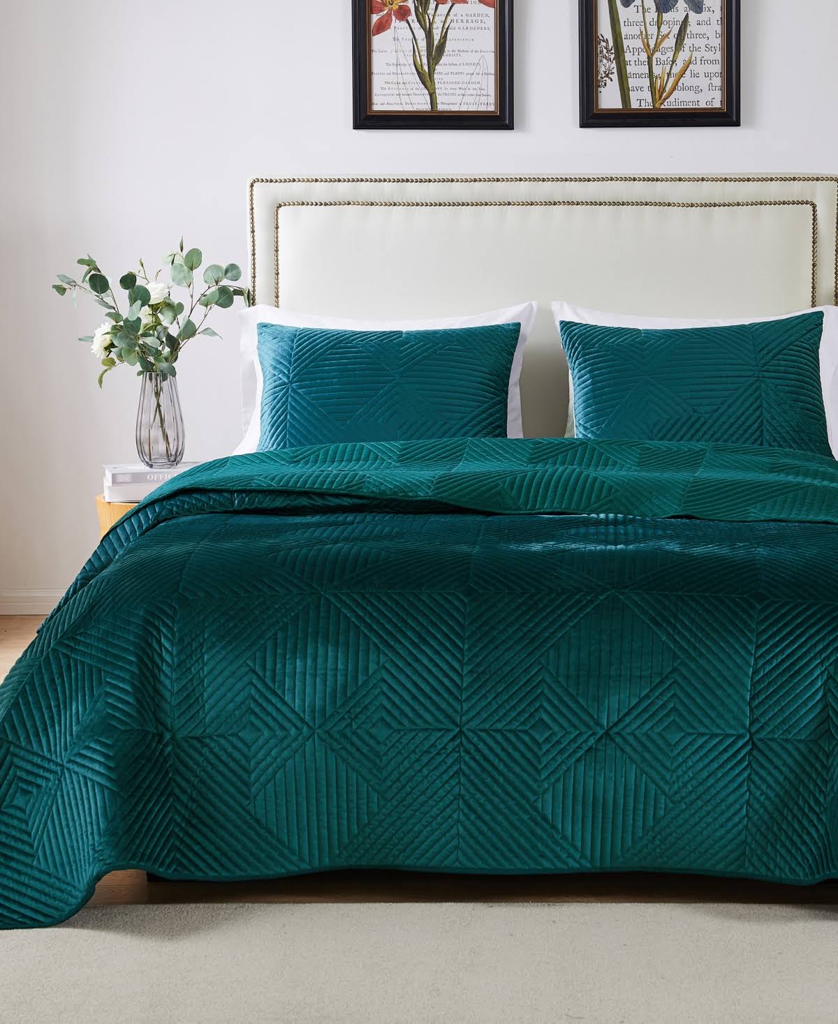 Barefoot Bungalow, Riviera Velvet Quilt Set 2-Piece Twin/Xl, 4S_EDOP4CFU