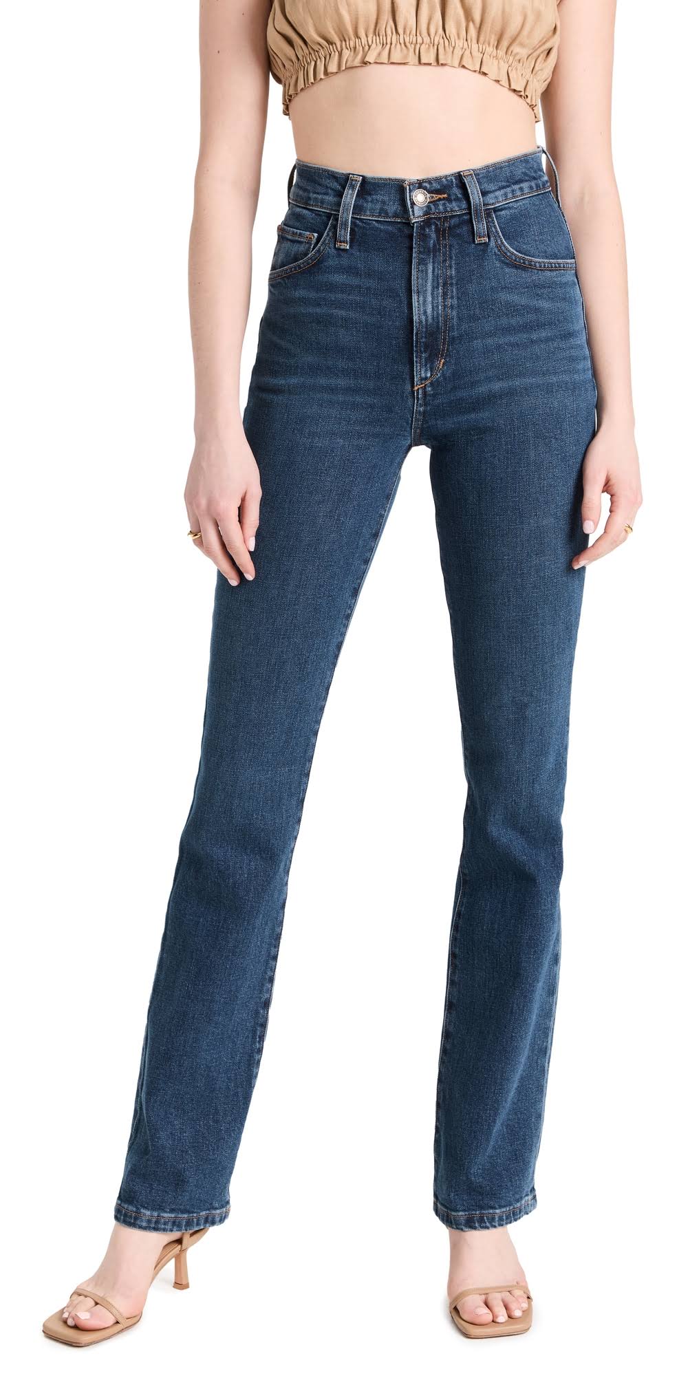 Favorite Daughter Valentina Super High Rise | Blue | Size 34 | 33_W3FGVLNE