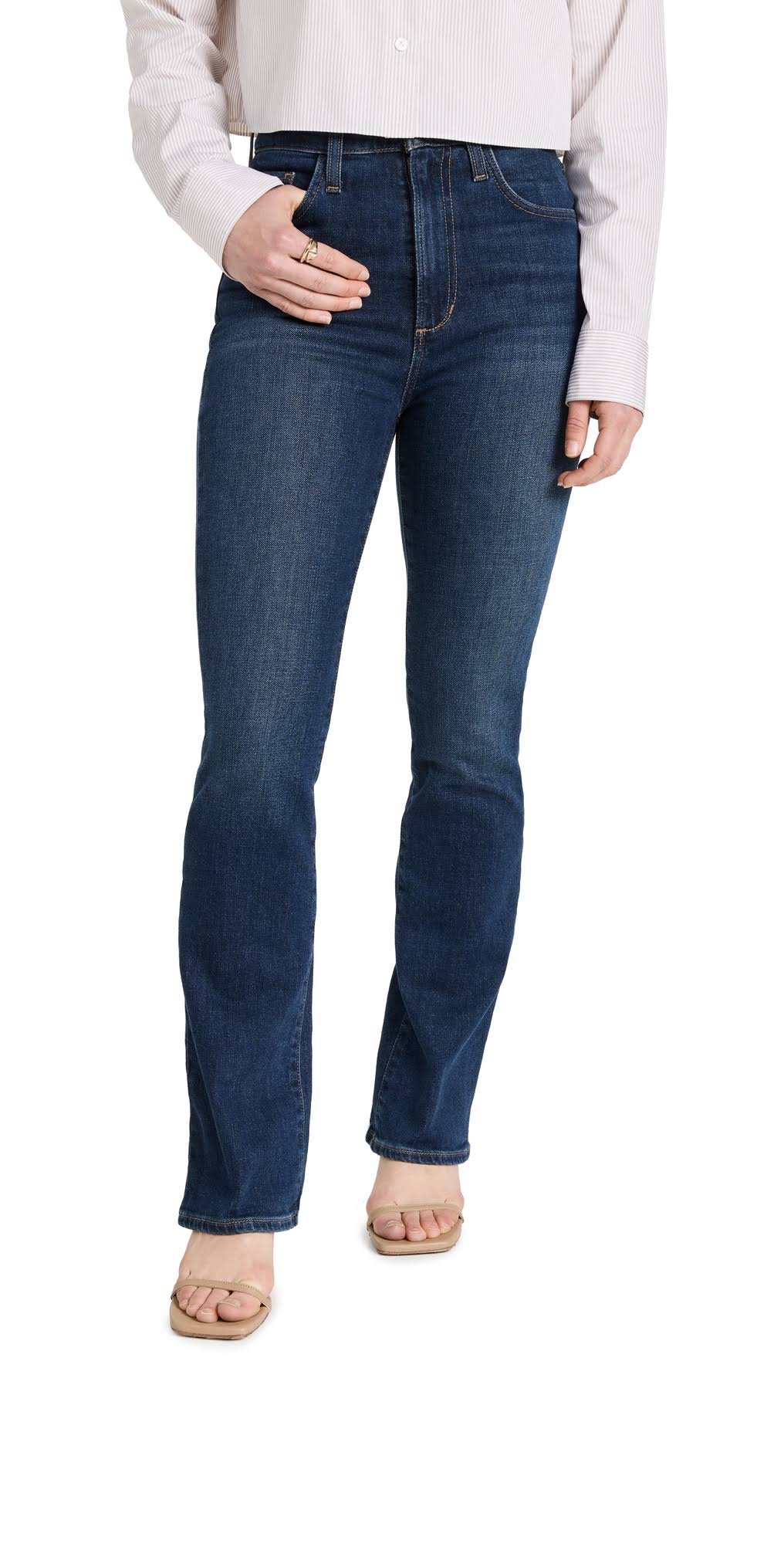 Favorite Daughter Valentina Super High Rise | Blue | Size 34 | 33_W3FGVLNE