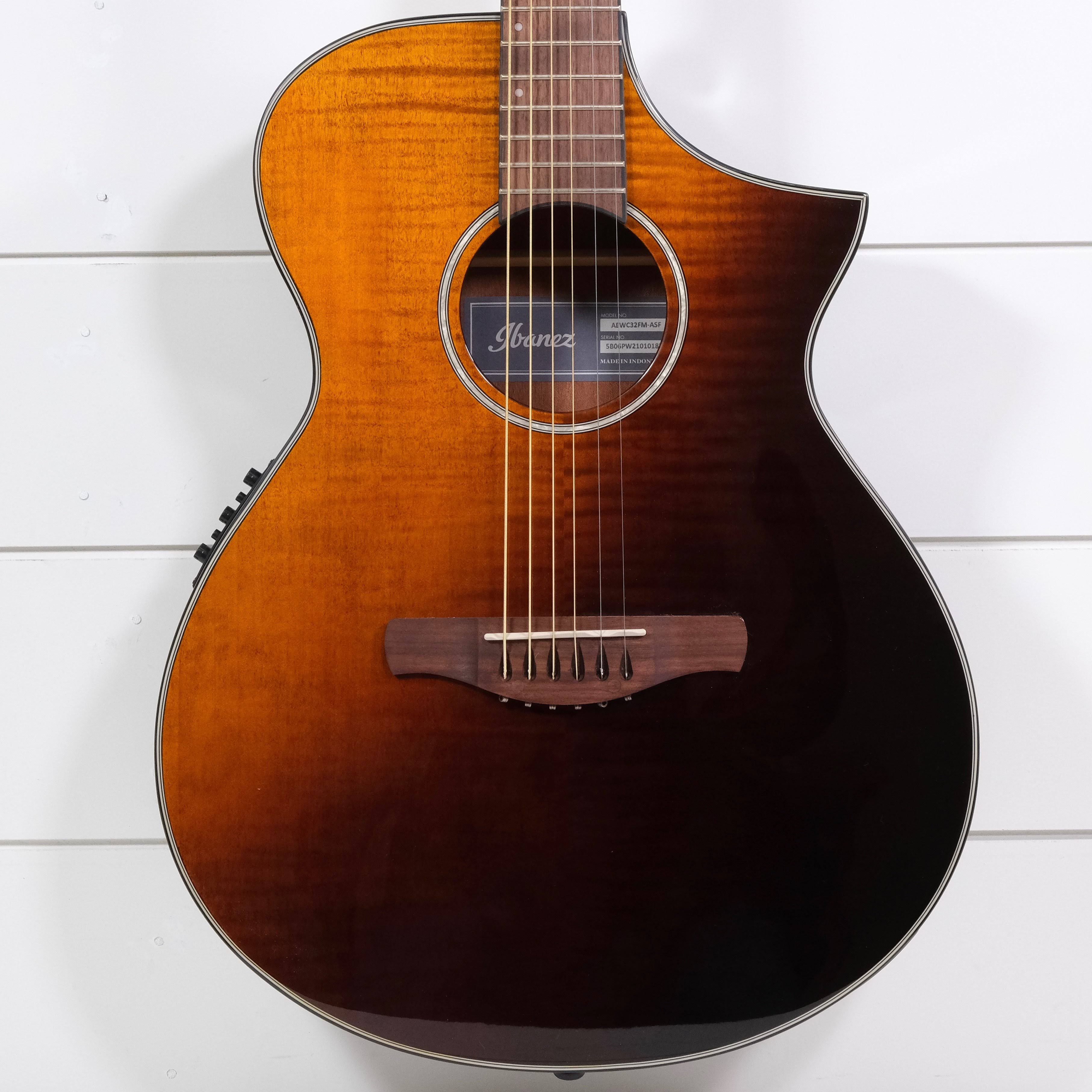 Ibanez Aewc32fm Acoustic Electric Guitar - Amber Sunset ZS_IOHZ2HXW