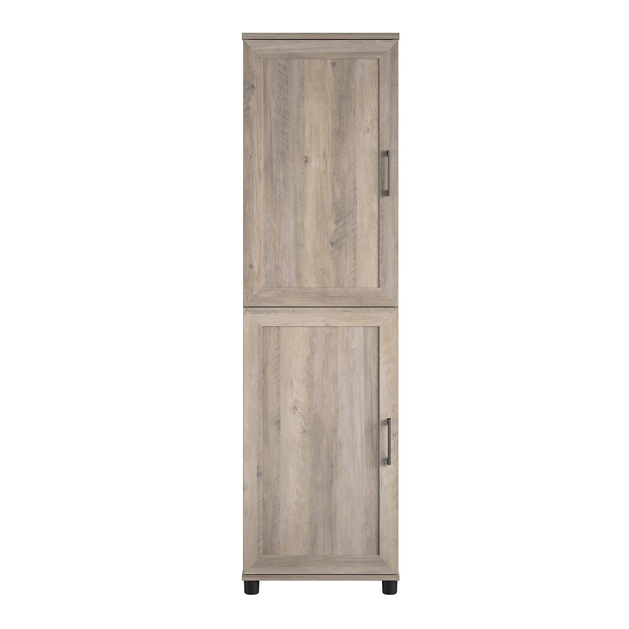 Systembuild Evolution Dwyer 2 Door Kitchen Pantry Cabinet In Gray 2A_YUMNOFFW