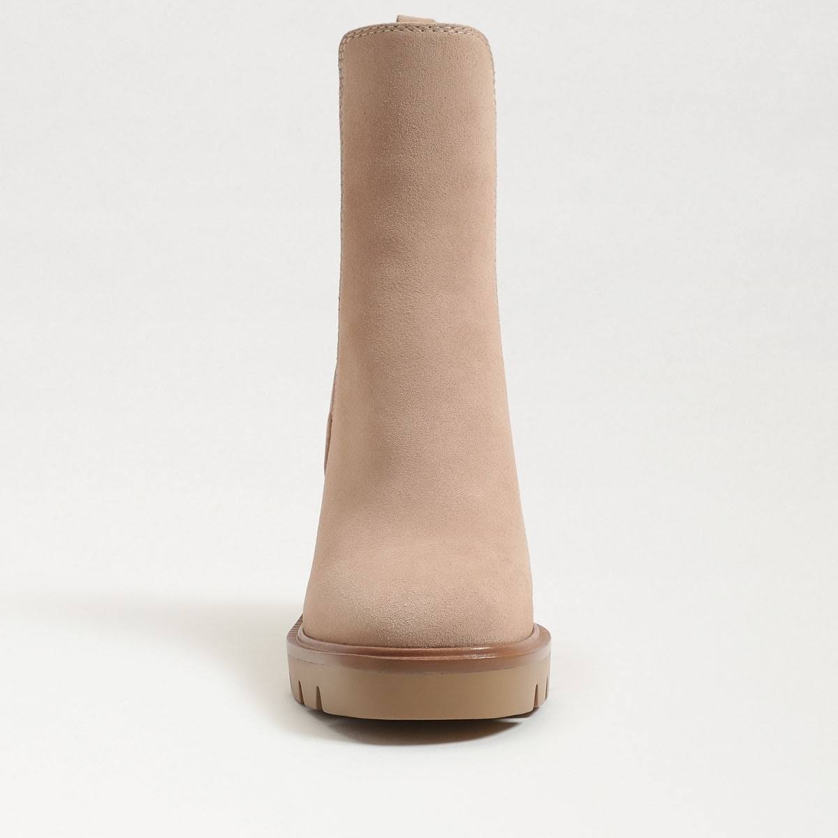 Sam Edelman Rollins Block Heel Chelsea Boot In Sesame BP_NWSXUG36