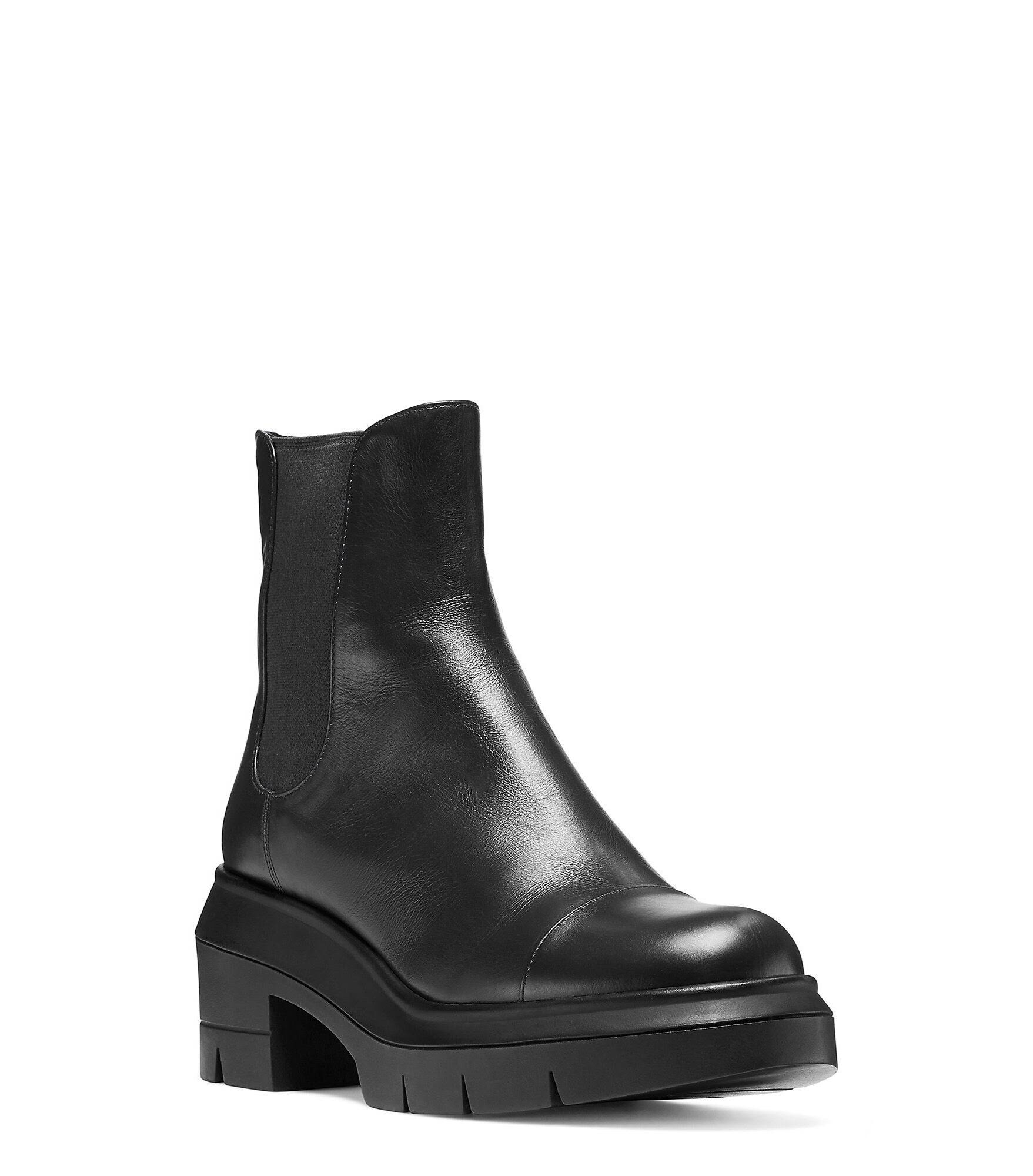 Stuart Weitzman Women's Norah Lug-Sole Chelsea Boots - Black - Size YC_TYJMN53K