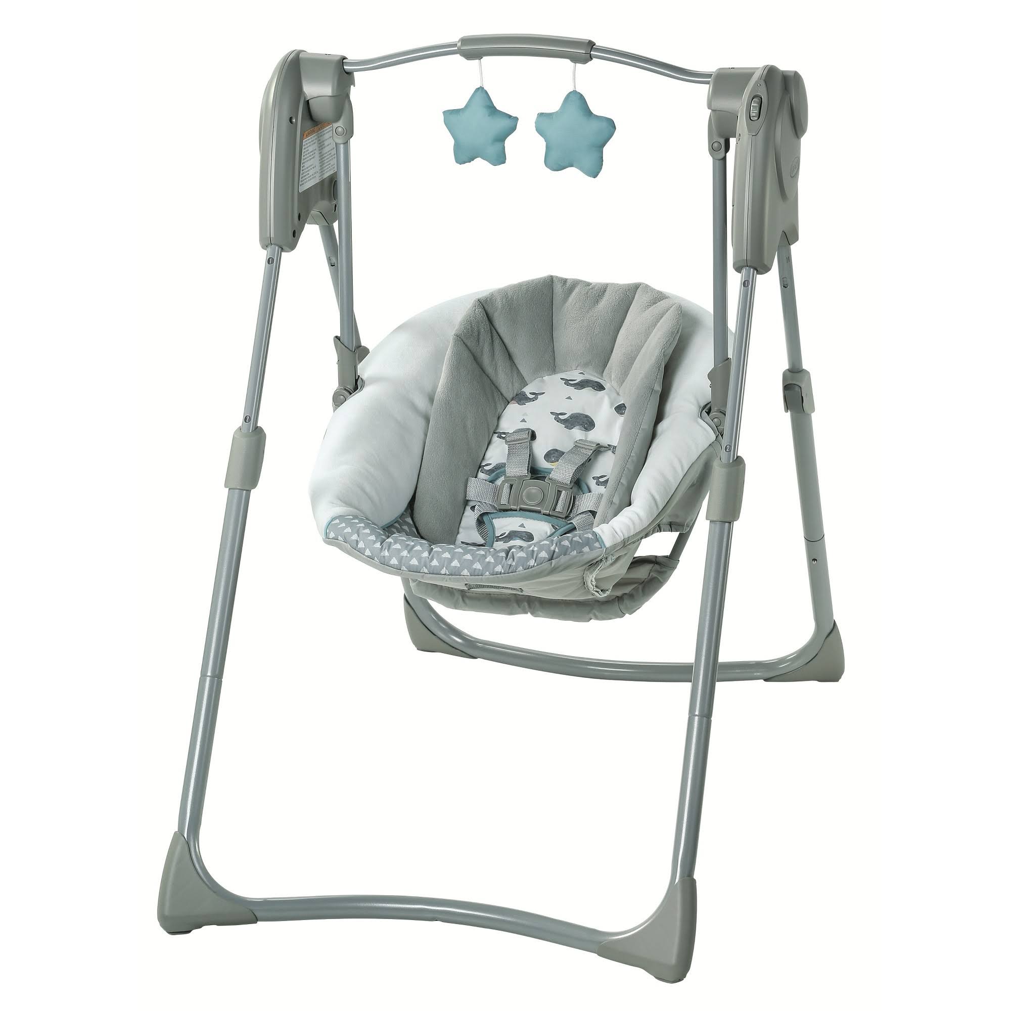 Graco Slim Spaces Compact Baby Swing, WK_2YBFCMBK