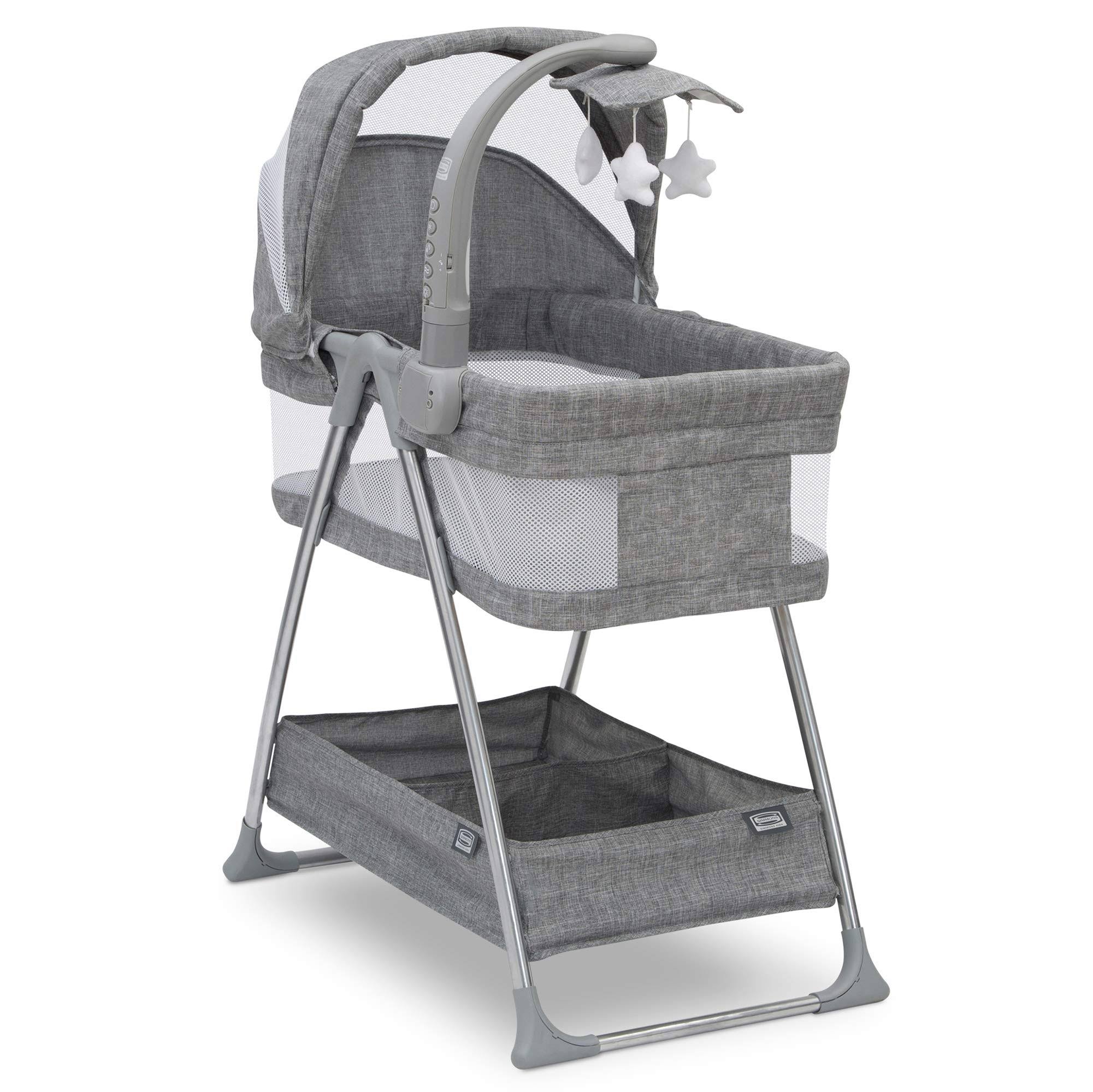 Simmons Kids City Sleeper Bassinet, Grey 2L_OGSYGCAG