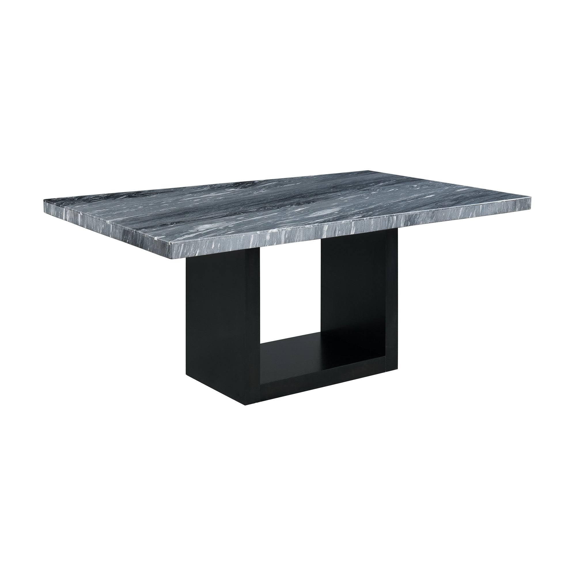 Picket House Furnishings Willow Marble Standard Height Table In I1_KA6LFBNX