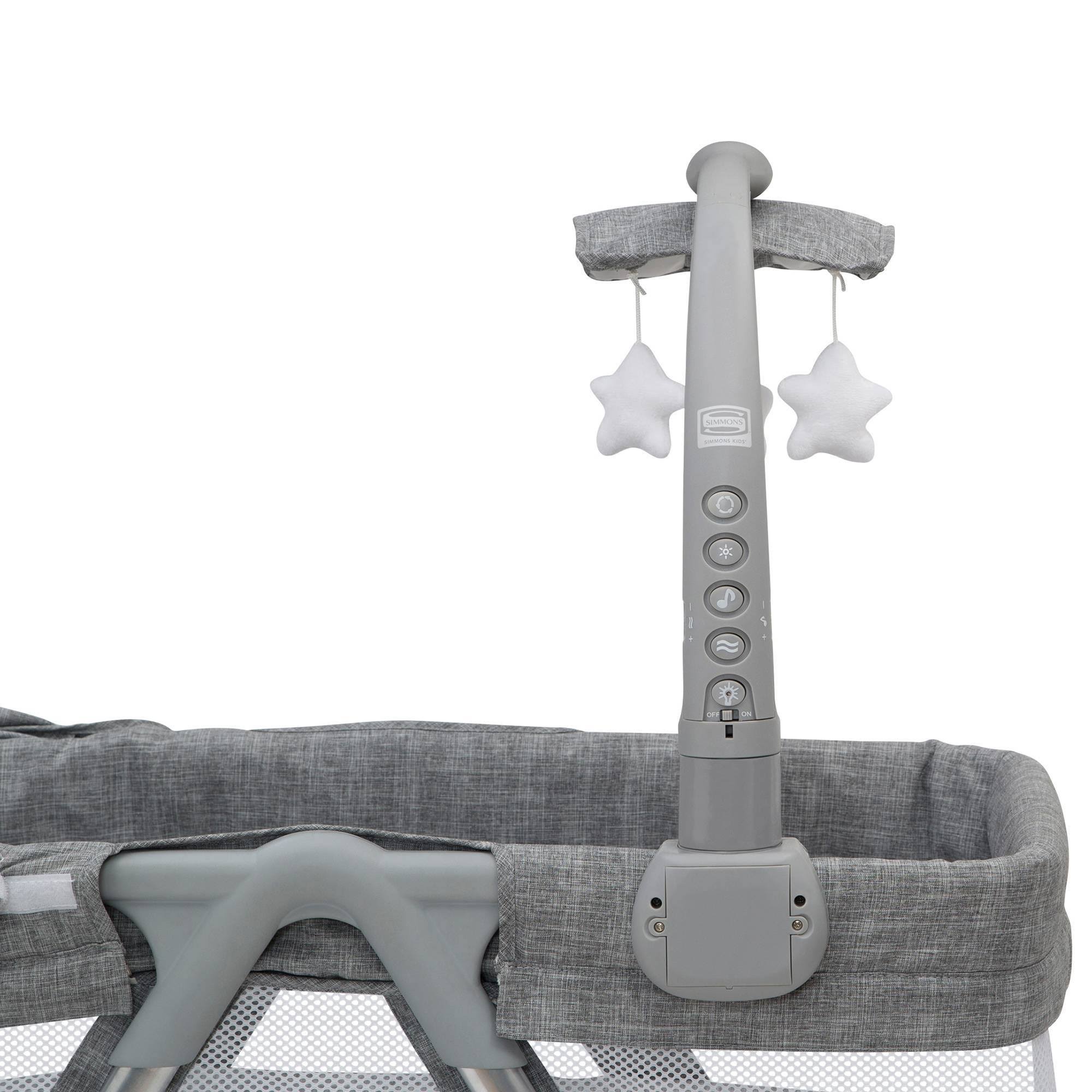 Simmons Kids City Sleeper Bassinet, Grey 2L_OGSYGCAG