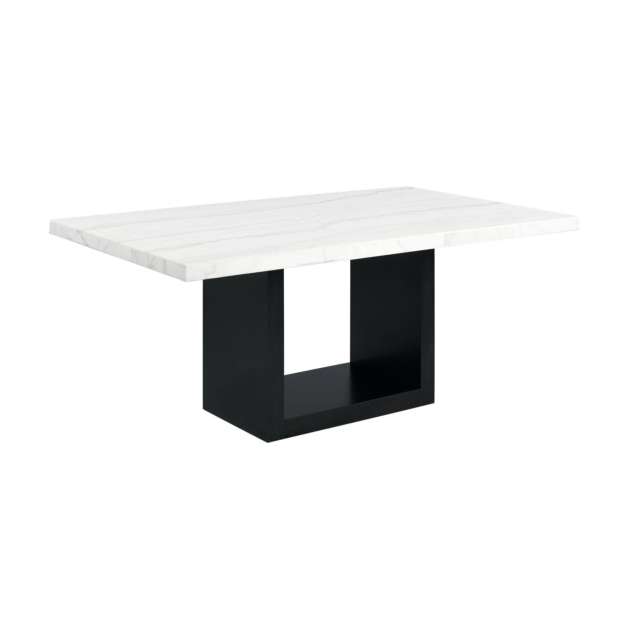 Picket House Furnishings Willow Marble Standard Height Table In I1_KA6LFBNX