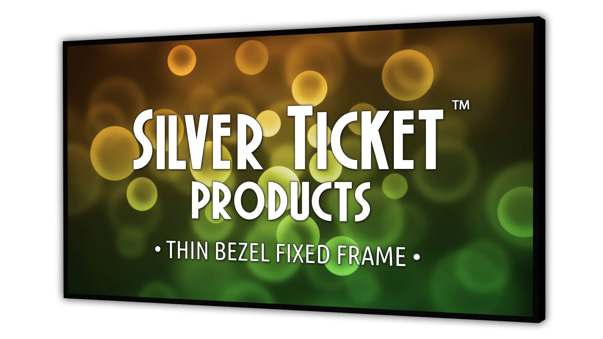 Str-169150-G Silver Ticket, 150 Diagonal, 16:9 Cinema Format, 4k / 8k Ultra Hd & Hdr Ready, Hdtv (6 Piece Fixed Frame) Projector Screen, 2K_YZRV8TOR
