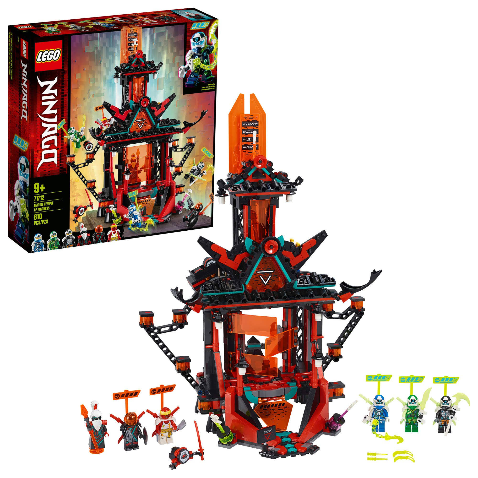 Lego Ninjago Empire Temple Of Madness 71712 Ninja Temple Building Kit, New 2020 (810 Pieces) DT_5KKSNUTL