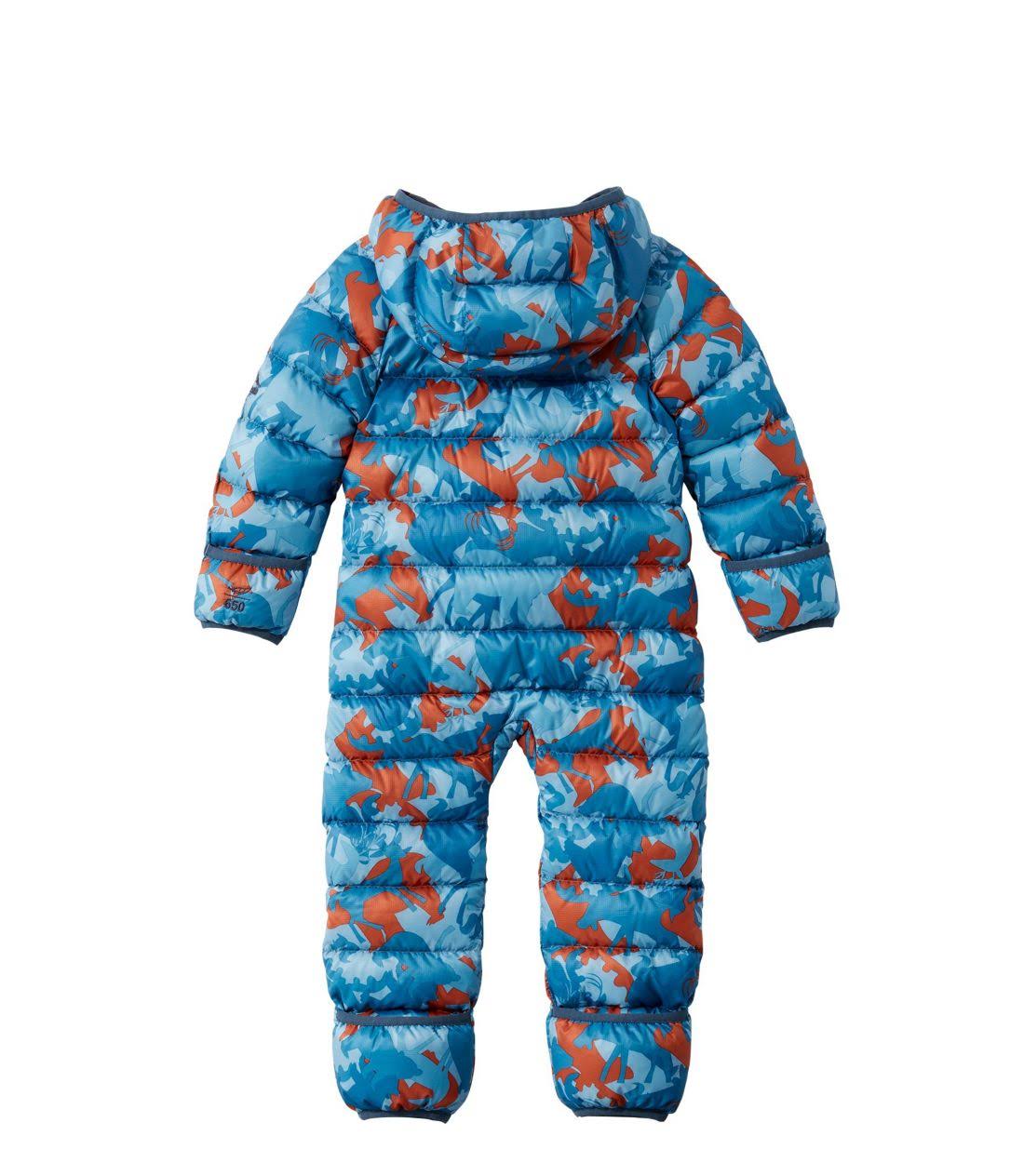 L.L.Bean Ultralight 650 Bunting Print (Infant) Jumpsuit & Rompers One Piece Rust Orange Animal Camo : 3-6 NU_SWYS29II