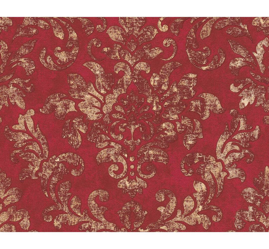 33' L X 21 W Wallpaper Roll Concord Wallcoverings Color: Red/TJ_TR9JFTMJ