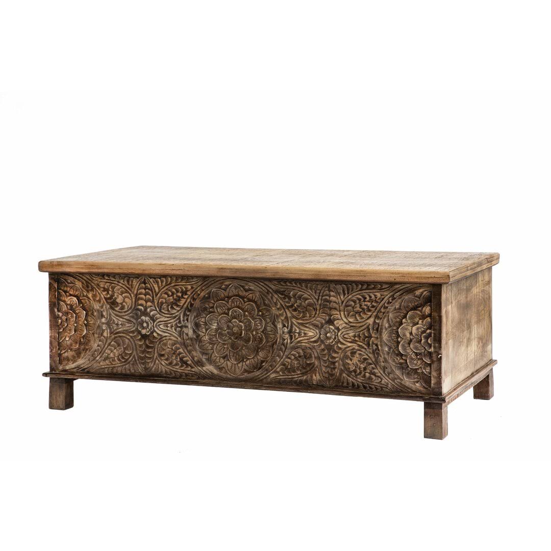 Bungalow Rose Ivaan Trunk Coffee Table With Lift Top, Y0_FXDPD174