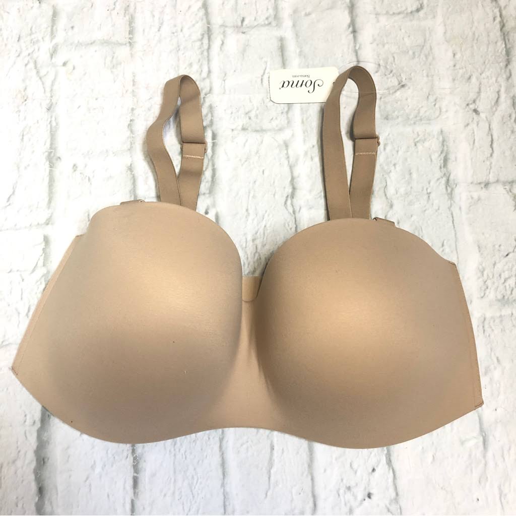 Enbliss Wireless Stay Put Multi-Way Strapless Bra, Nude, Size 34dd By Soma, Convertible LX_POEER9IK