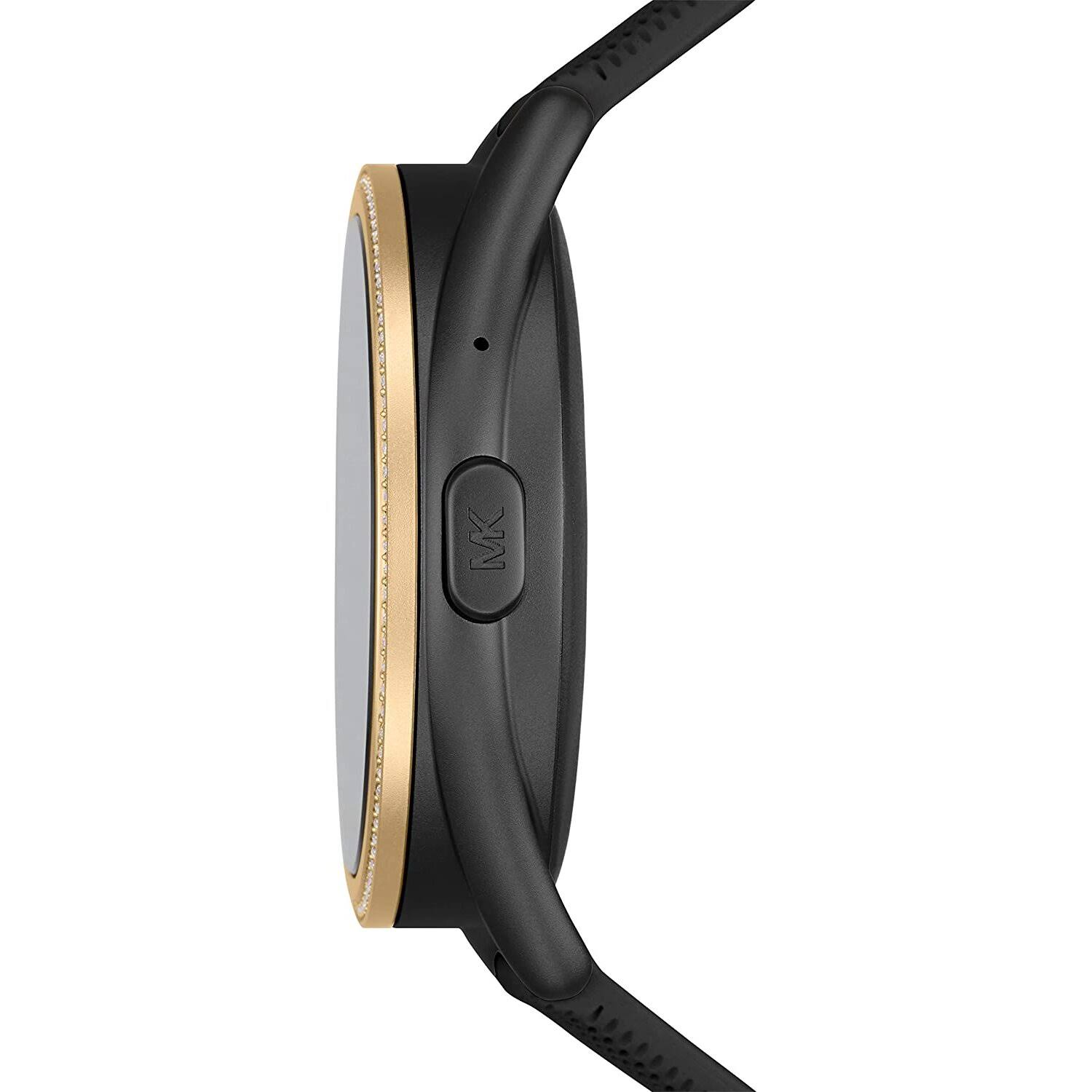 Michael Kors Access Gen 5e Mkgo Black Rubber Smartwatch VO_OCEGNTNO