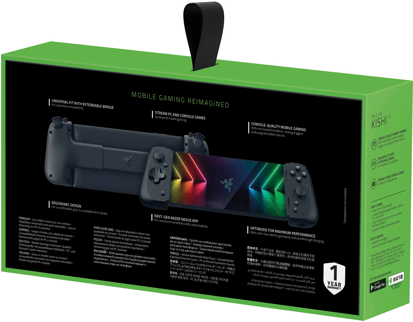 Razer Kishi V2 Mobile Gaming Controller For EB_JN4W7TJ0