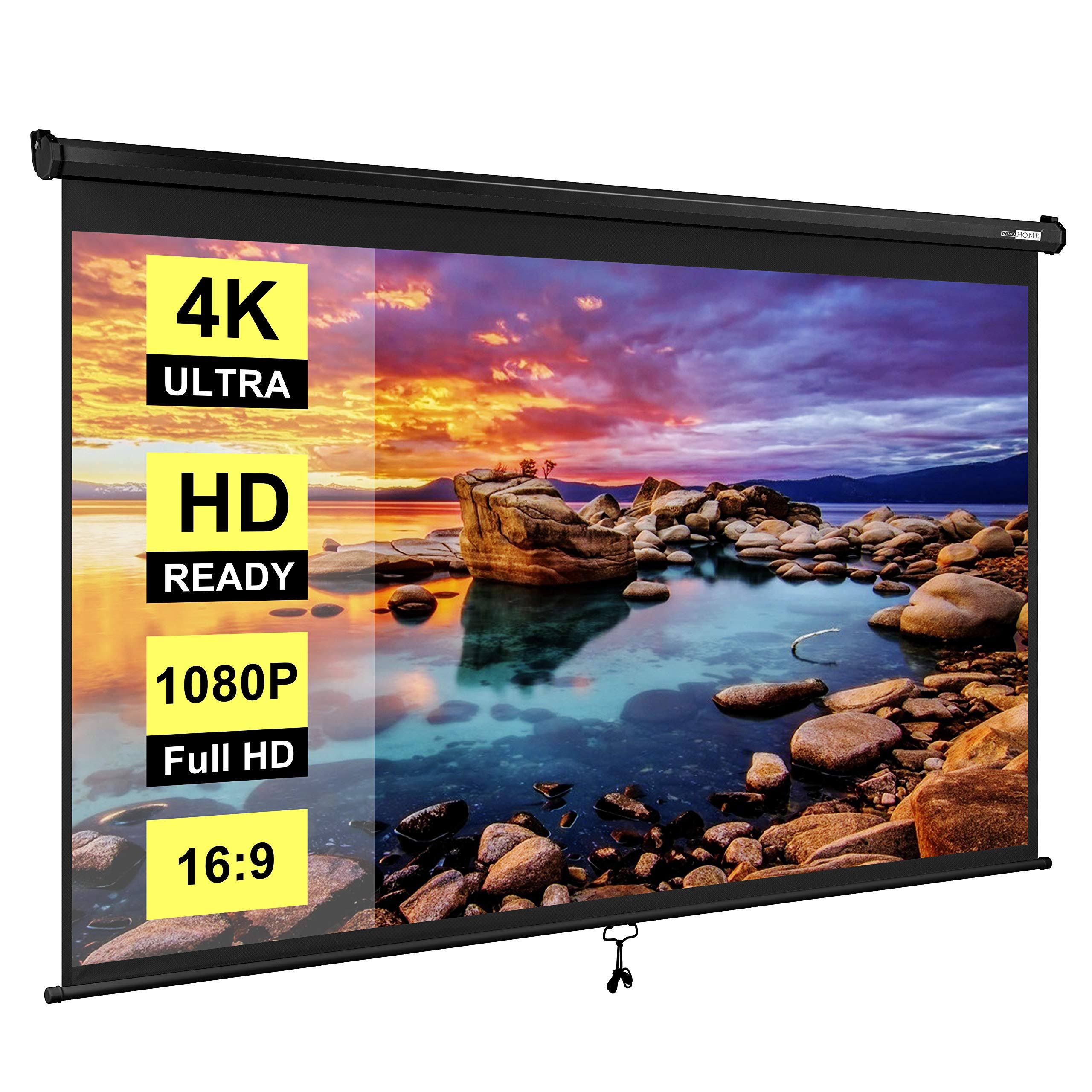 100 Inch Manual Pull Down Projector Screen JD_RJHWAEQY