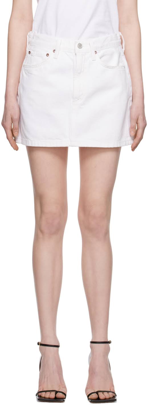 Agolde Liv Denim Miniskirt - CP_BKGHN05K