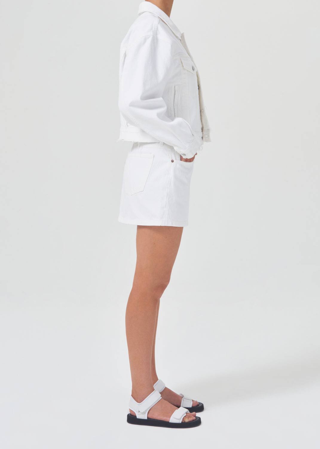 Agolde Liv Denim Miniskirt - CP_BKGHN05K