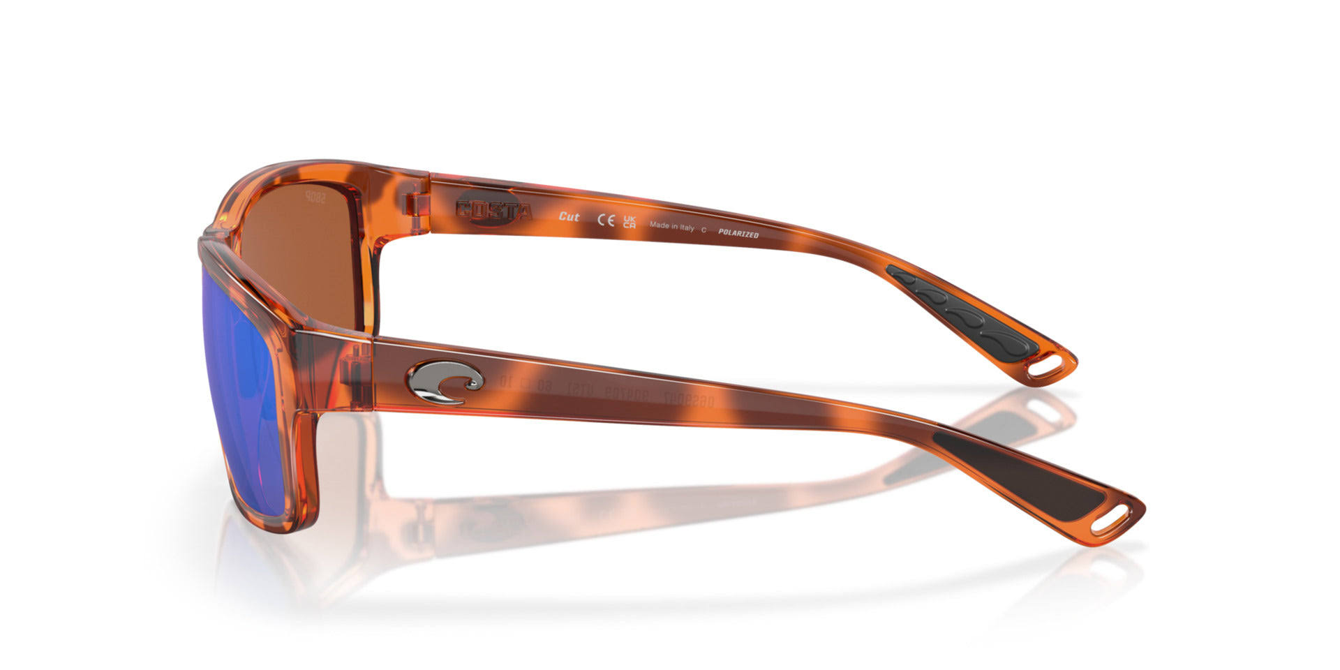 Costa Del Mar Cut Sunglasses - Polarized - Coconut Fade/Gray 6T_ST8TYHQ4
