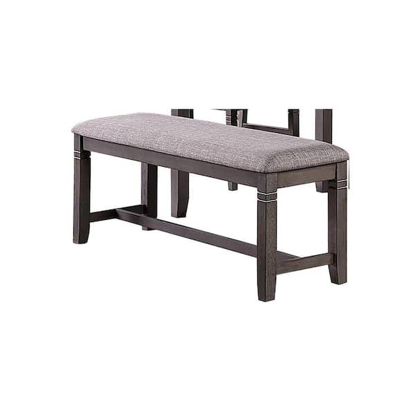 Venetian Worldwide 6-Piece Grey Dining Set With Bench U4_XHYJE9YB