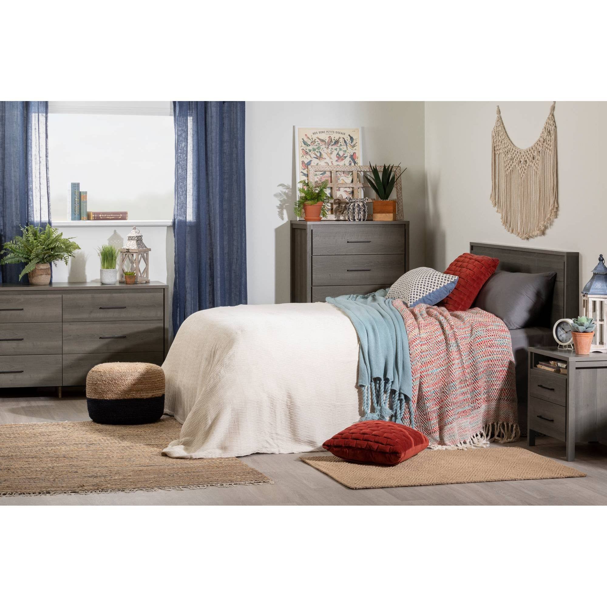 South Shore Gravity 6 Drawer Double Dresser Gray IF_JZYPEELS