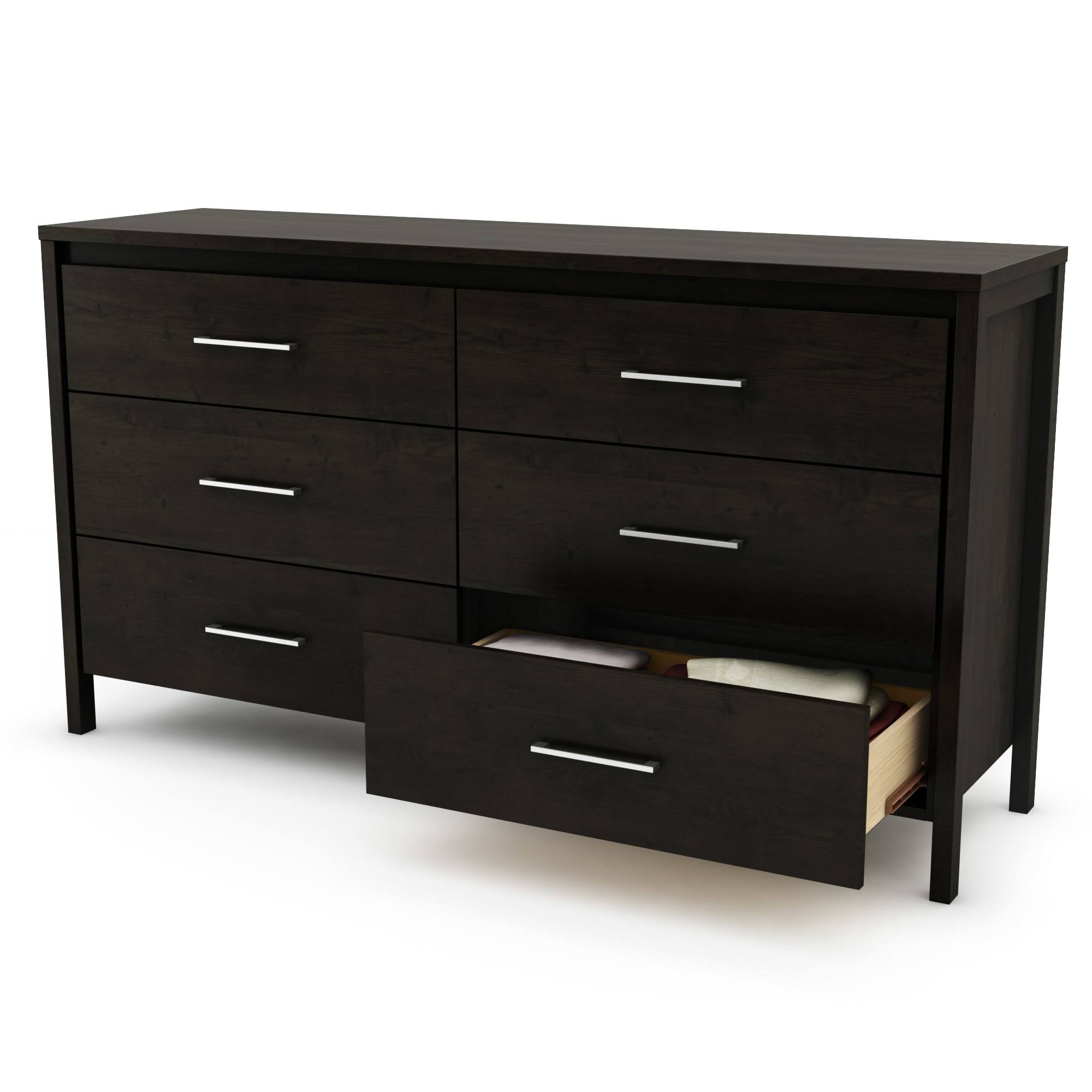 South Shore Gravity 6 Drawer Double Dresser Gray IF_JZYPEELS