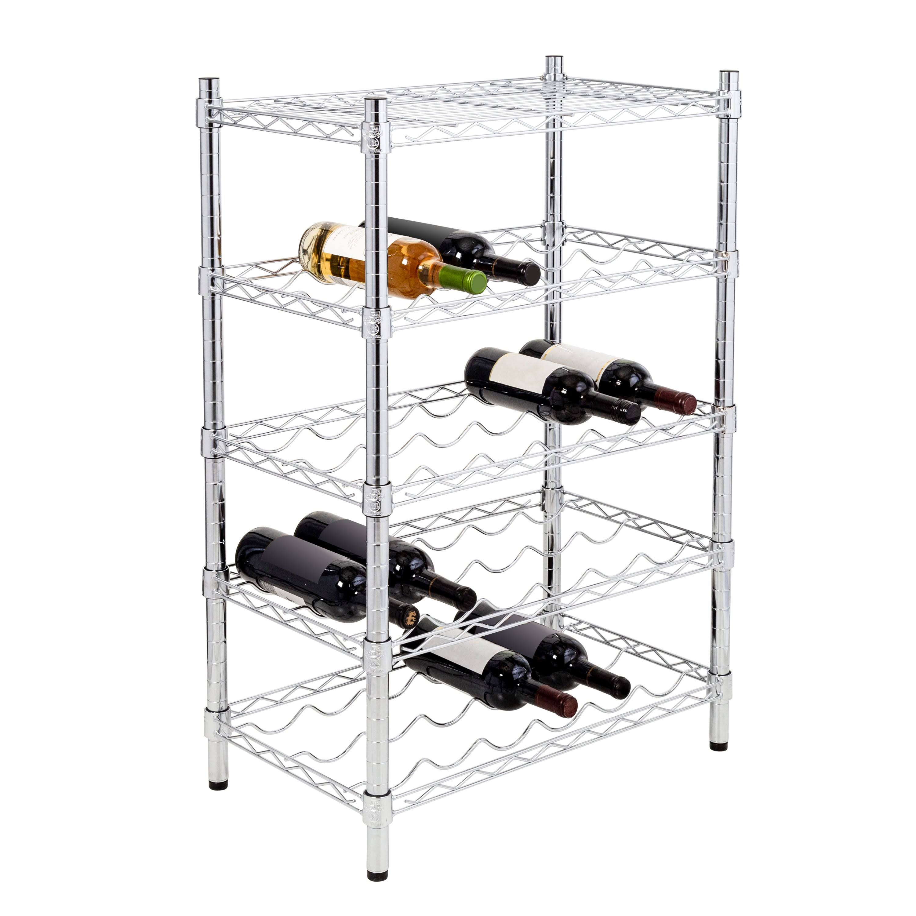 4-Tier Chrome Wine Rack | Honey-Can-BY_VMWAW51L