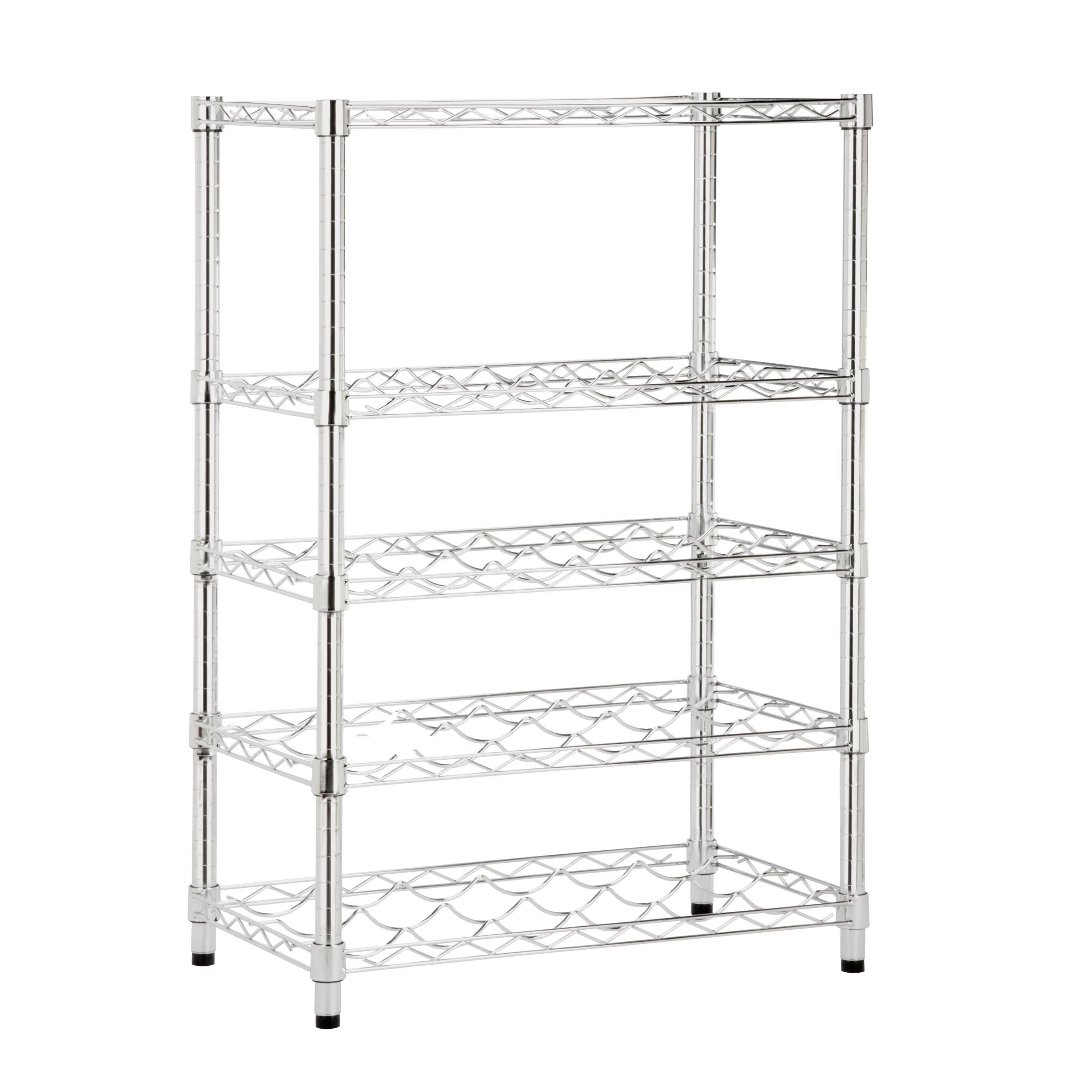 4-Tier Chrome Wine Rack | Honey-Can-BY_VMWAW51L