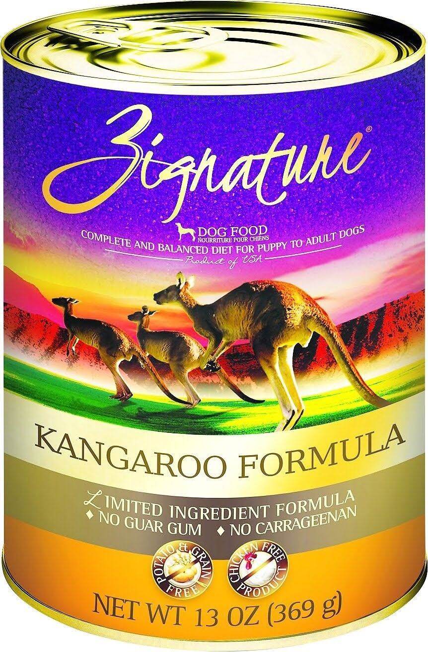 Zignature Canned Dog Food Kangaroo - 12/13 OW_4P6VDGQ3