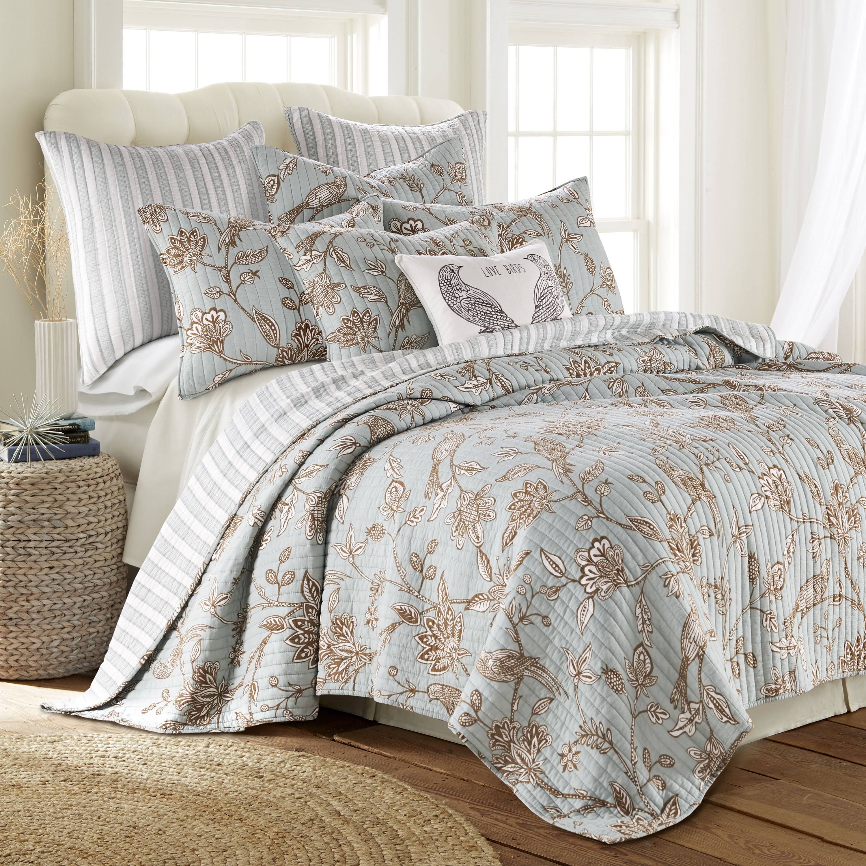 Levtex Home Tanzie Black Quilt Set And Shams JW_G9SWVGXF