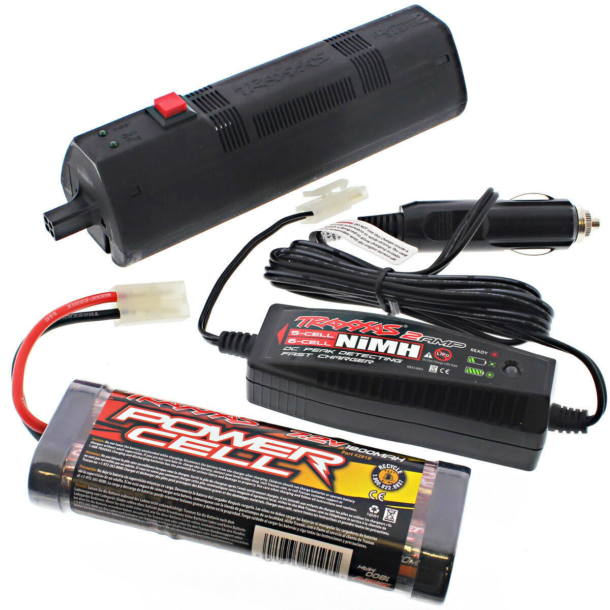 Traxxas Revo 3.3 * Ez-Start Control Box, 7.2v 1800 Mah Battery, & 2 Amp YH_PGANPRDO