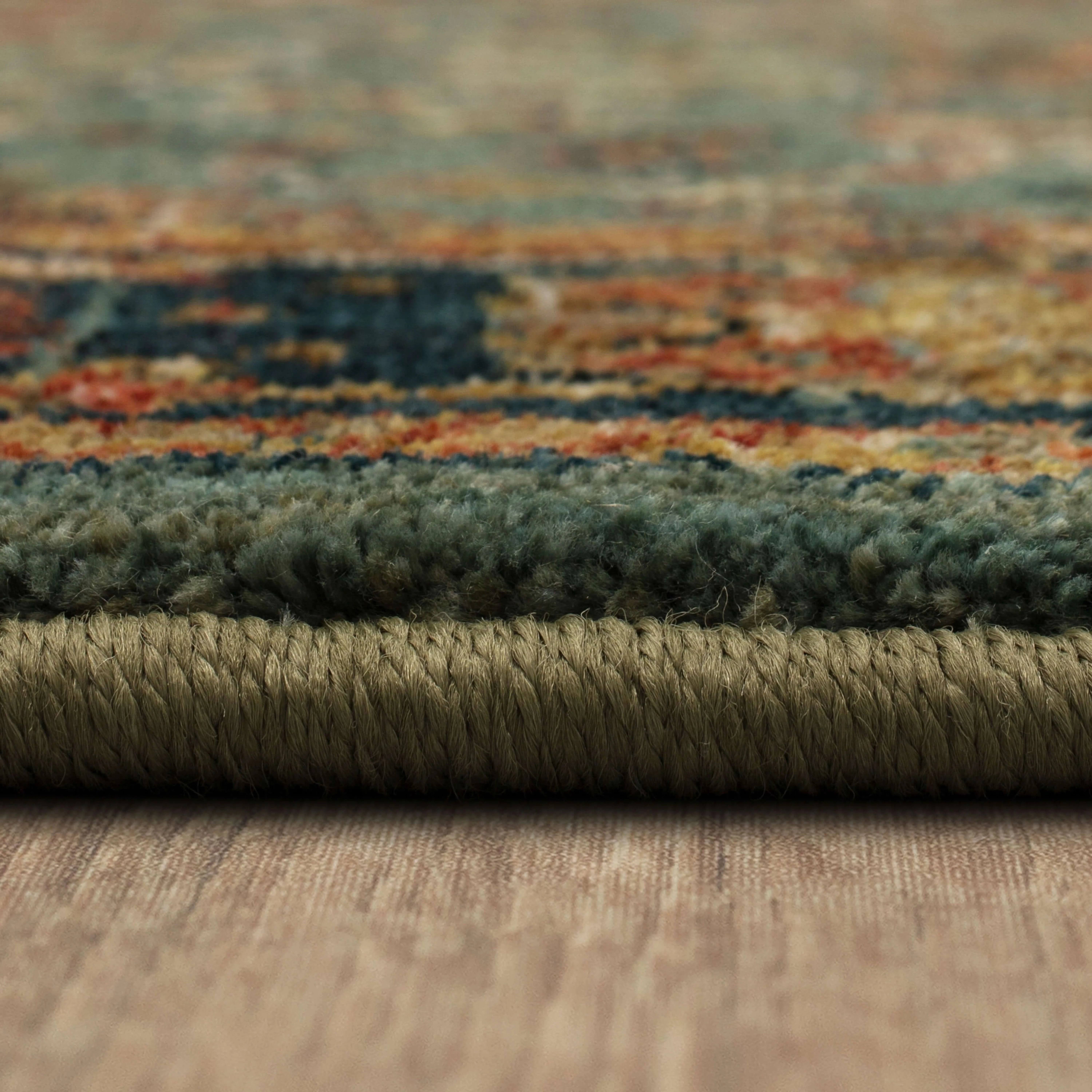 Karastan Spice Market Deir Aquamarine 8' Round Area YS_5NCUKLPF