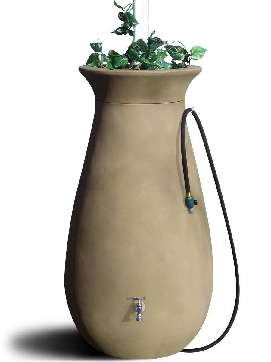 Algreen Cascata 65 Gallon Rain Barrel Dark HX_0OWDUGHI
