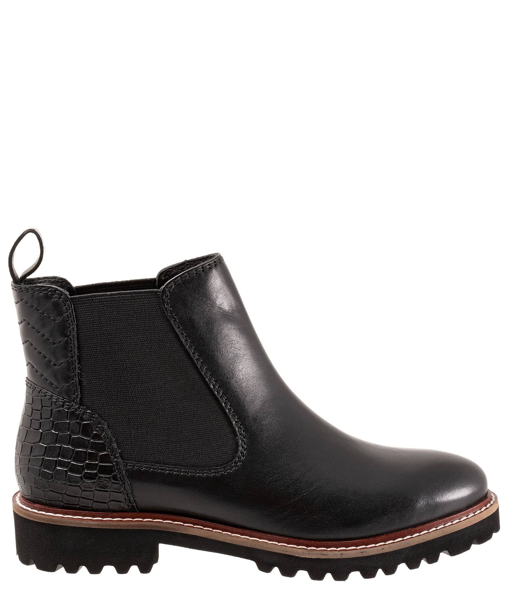 Softwalk Women's Indy Boots - Wide Luggage In Size 8.CY_TN81UHBT