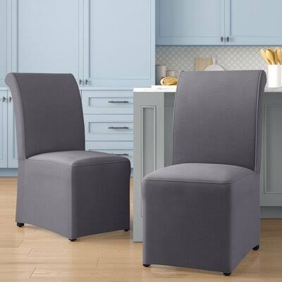 Burbury Cotton Upholstered Parsons Chair (Set Of 2) Birch Lane Upholstery Color: LR_5FJXKIAM