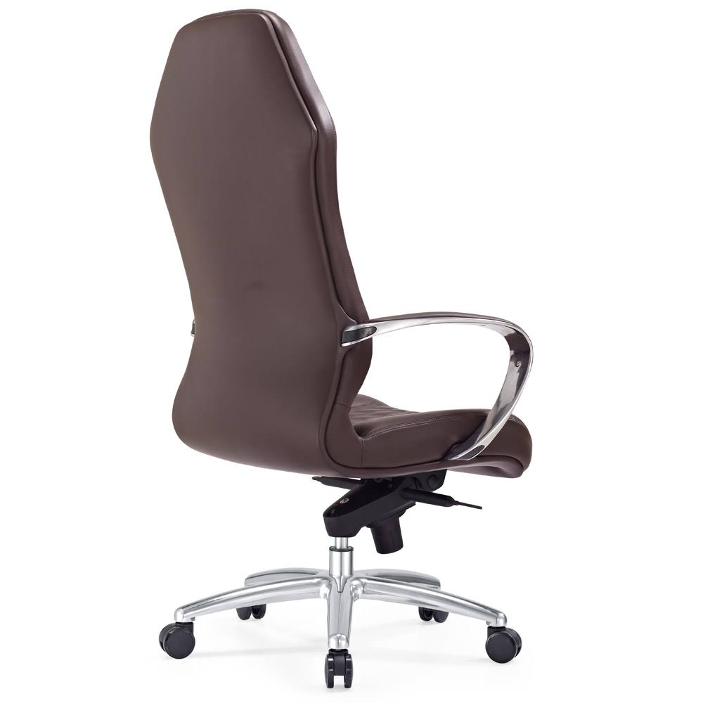 Sterling Genuine Leather Executive Chair With Aluminum HN_7SZVAEIP