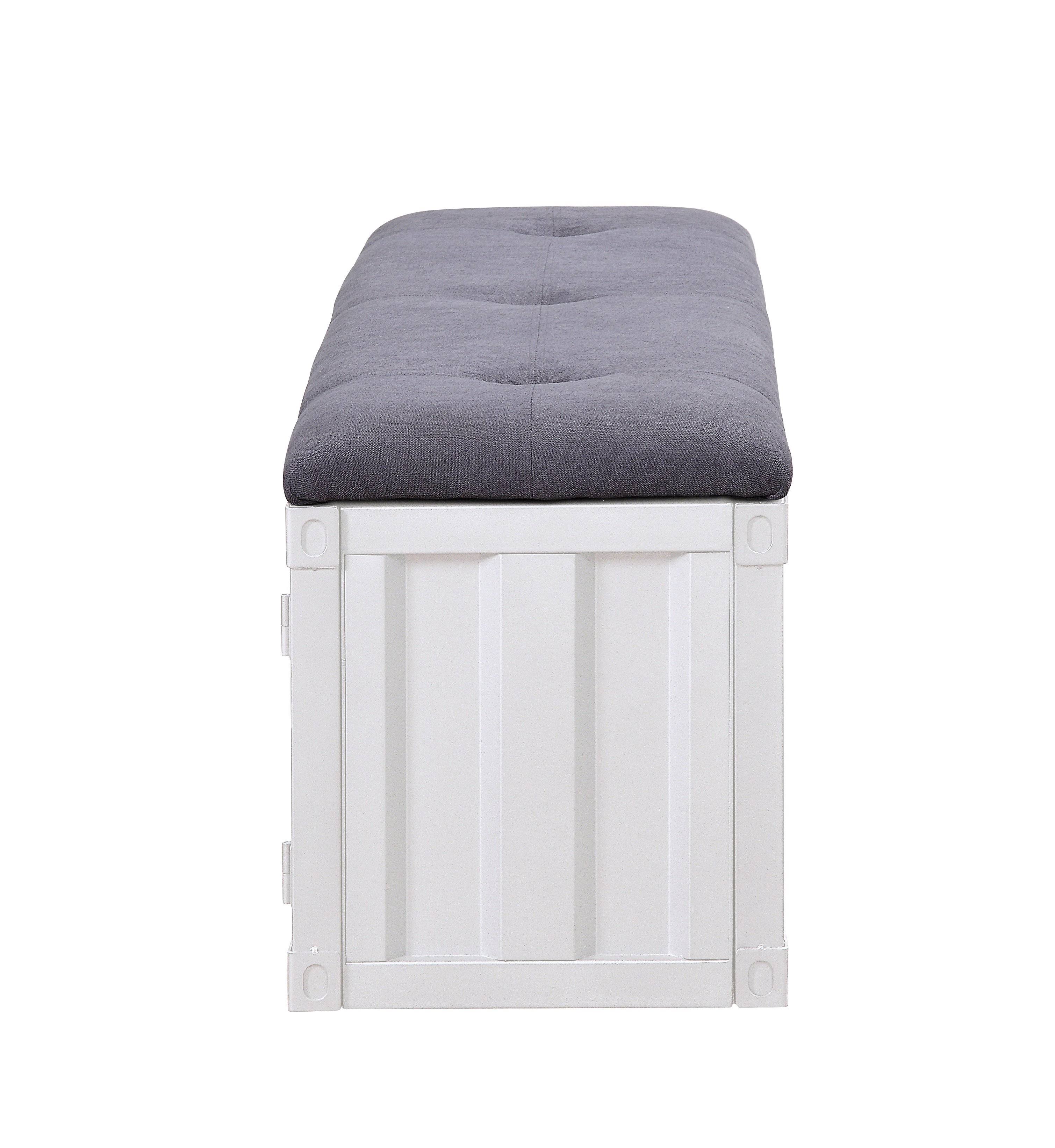 Acme Cargo Bench (Storage) Gray Fabric & OO_OV61OWPD