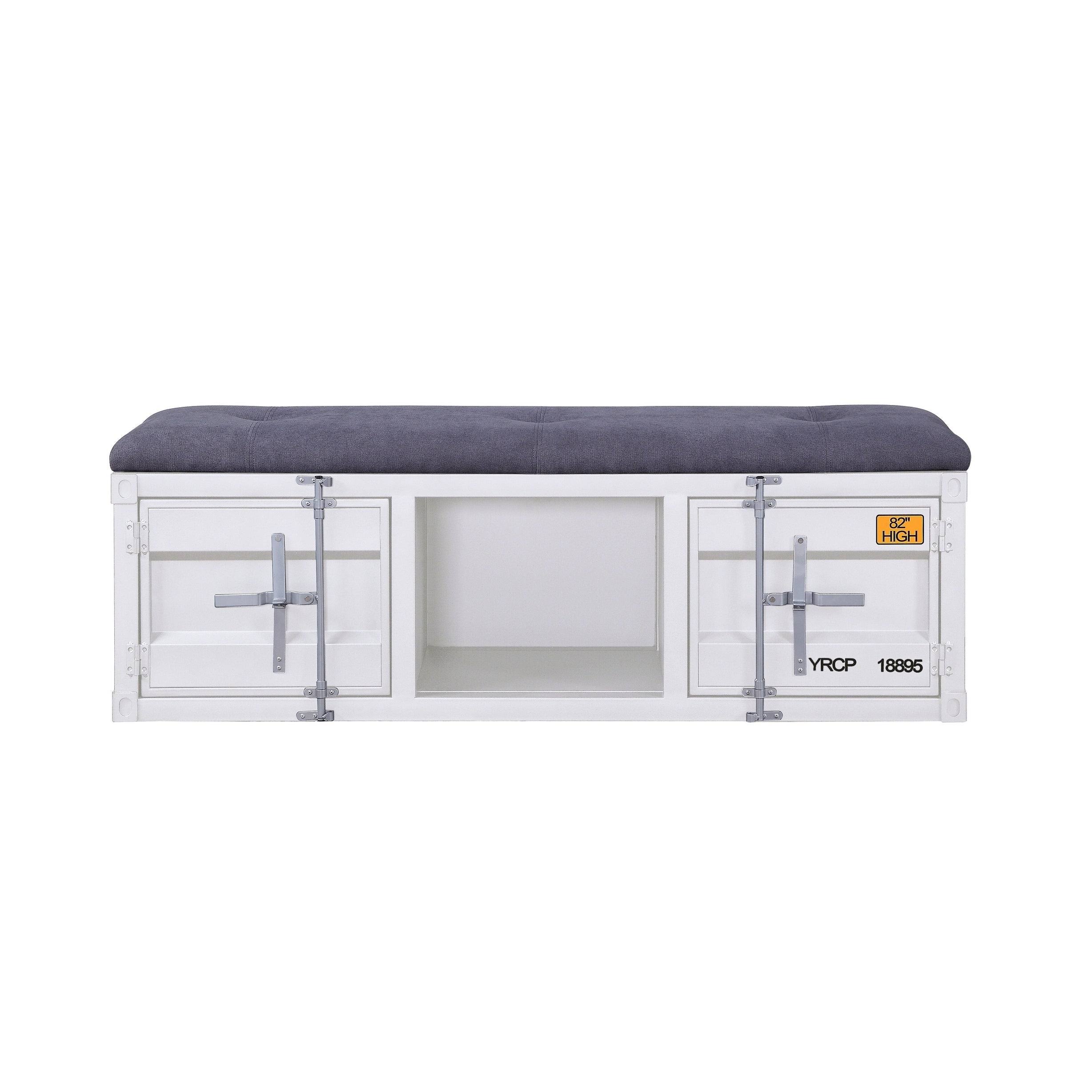 Acme Cargo Bench (Storage) Gray Fabric & OO_OV61OWPD